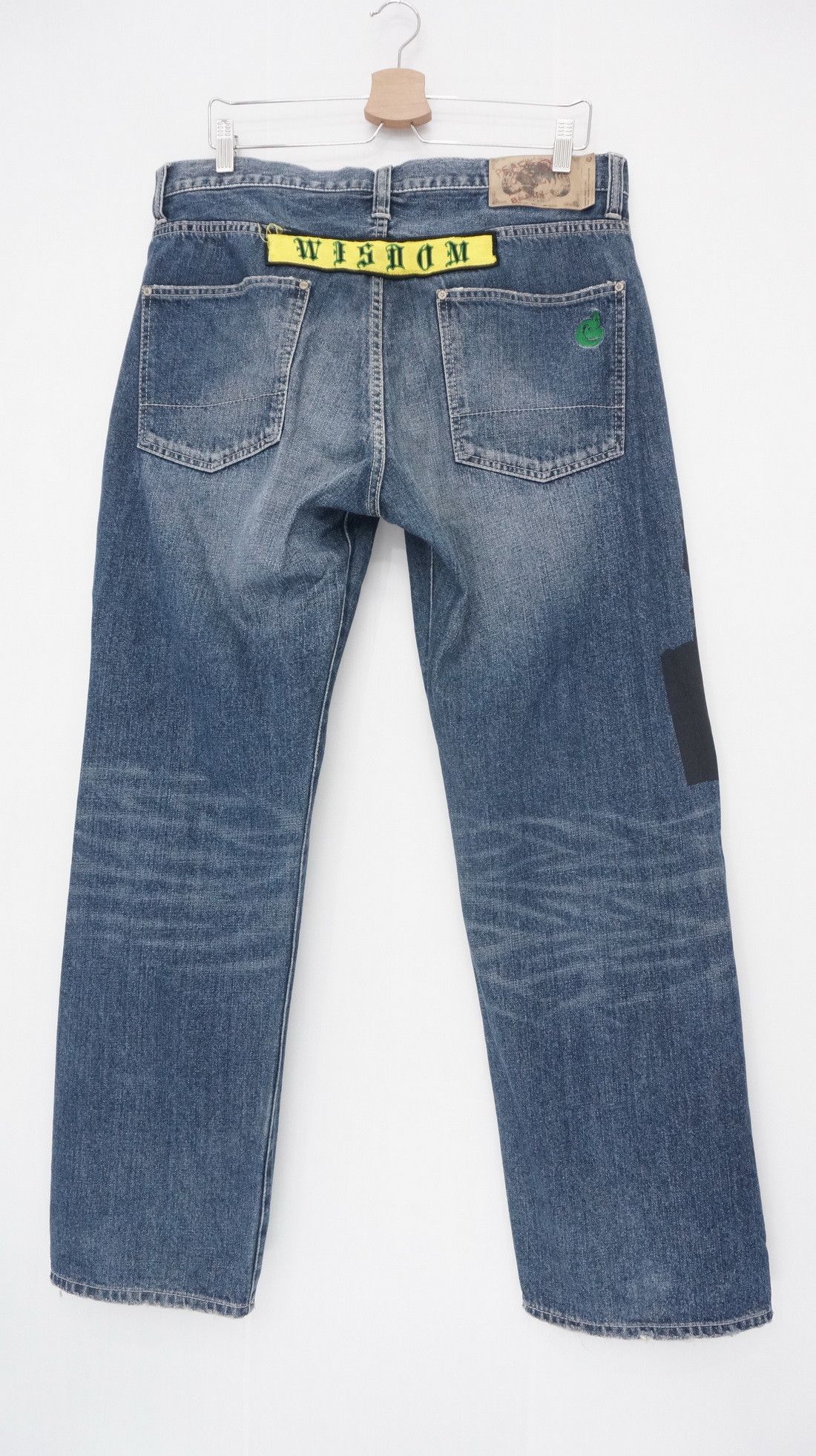ANDSUNS × Japanese Brand Vtg! And Suns Printed Jeans Made in Japan Size US 36 / EU 52 - 3 Thumbnail