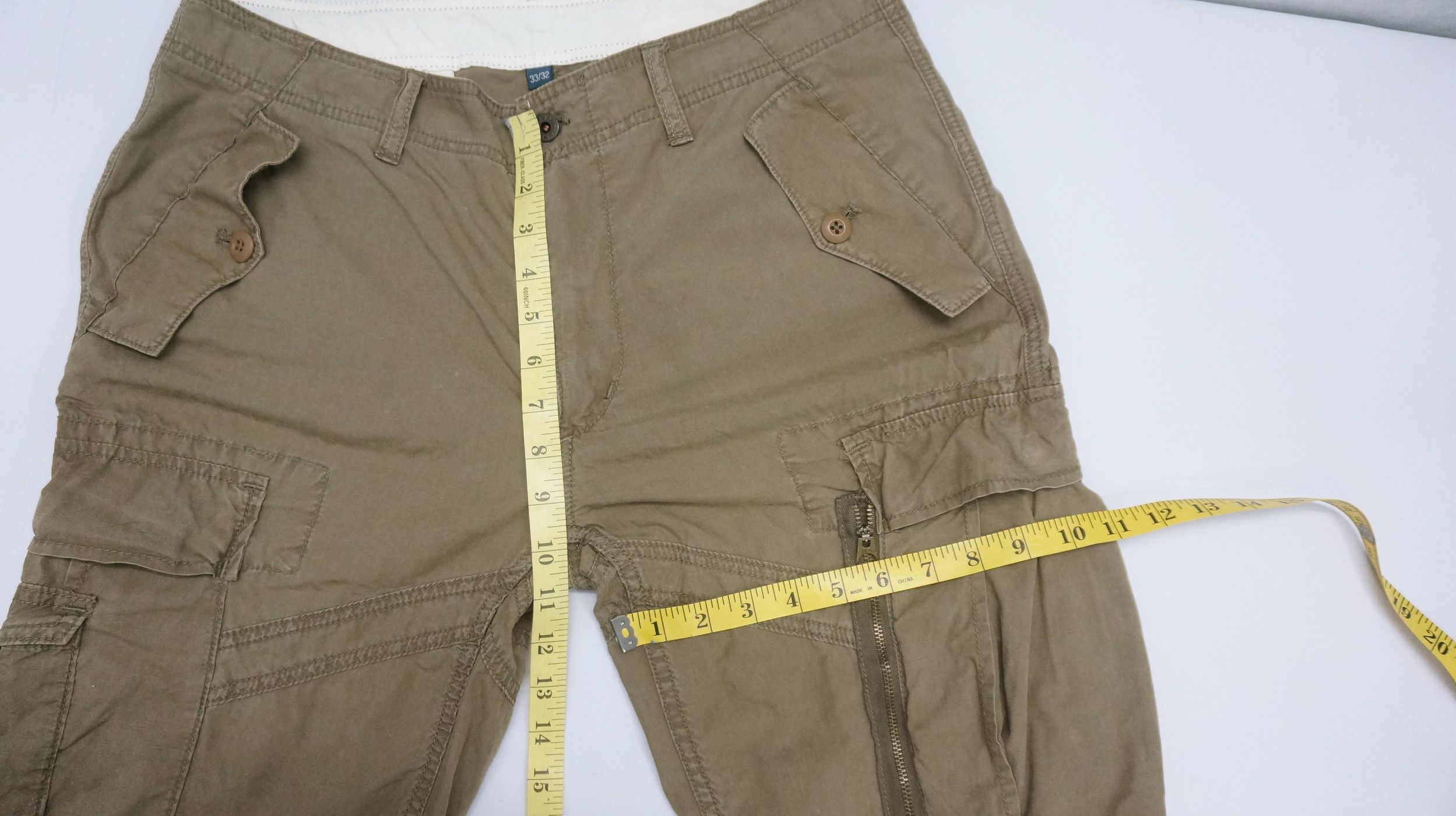 Polo Ralph Lauren Vintage Polo Ralph Lauren Aging Worn Out Cargo Pants Size US 33 - 19 Thumbnail