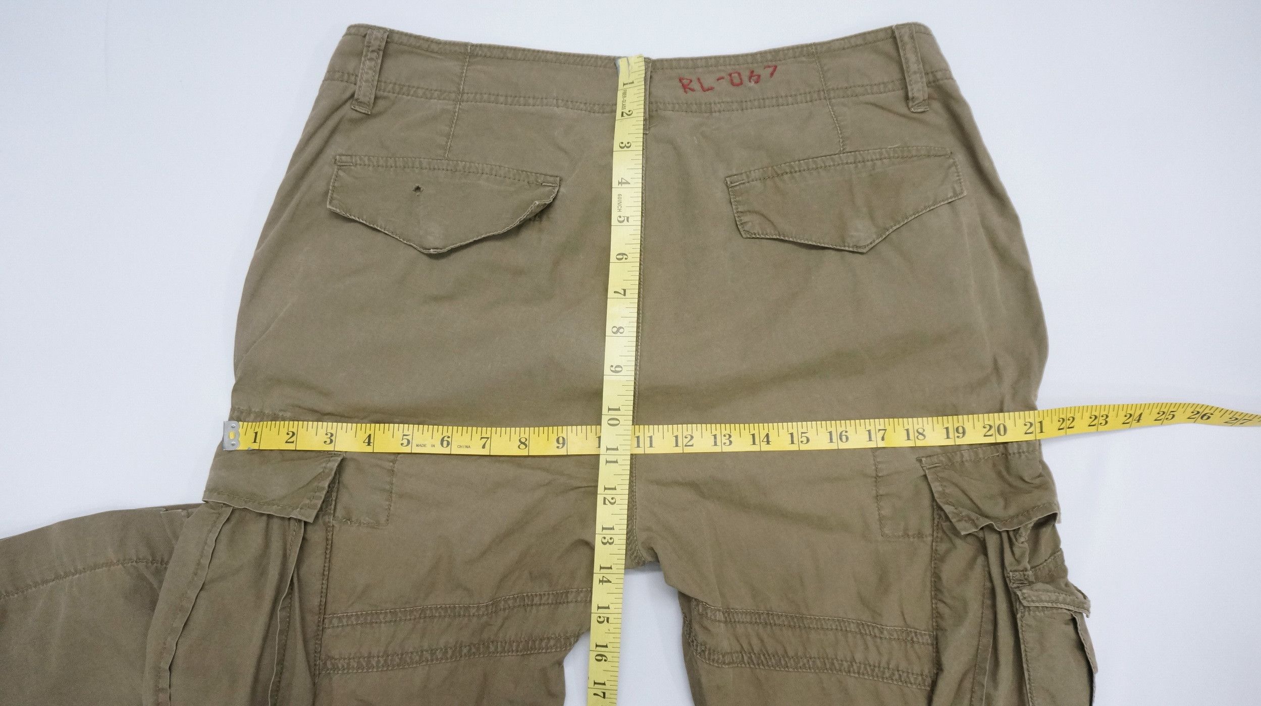Polo Ralph Lauren Vintage Polo Ralph Lauren Aging Worn Out Cargo Pants Size US 33 - 22 Thumbnail