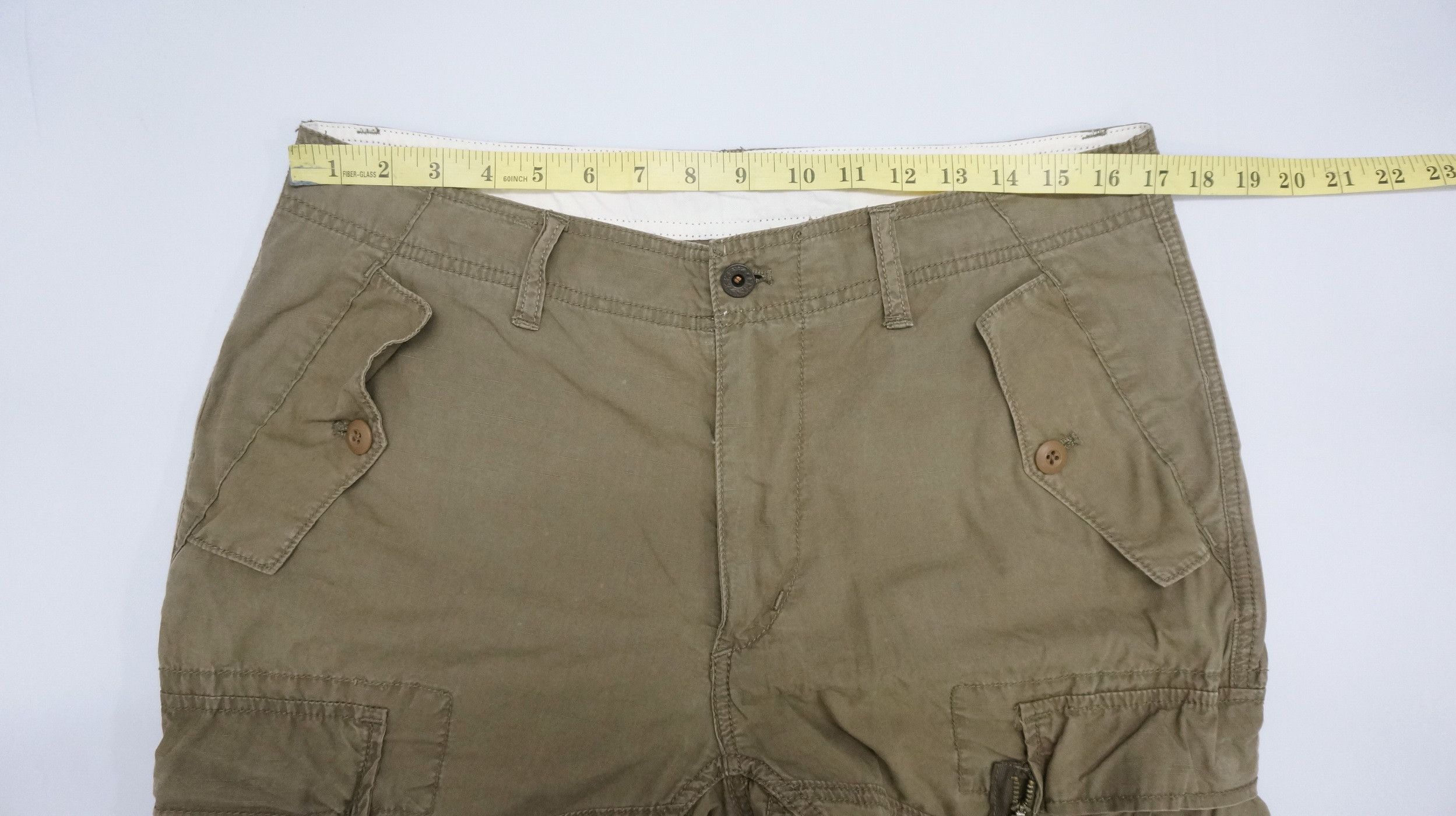 Polo Ralph Lauren Vintage Polo Ralph Lauren Aging Worn Out Cargo Pants Size US 33 - 11 Thumbnail