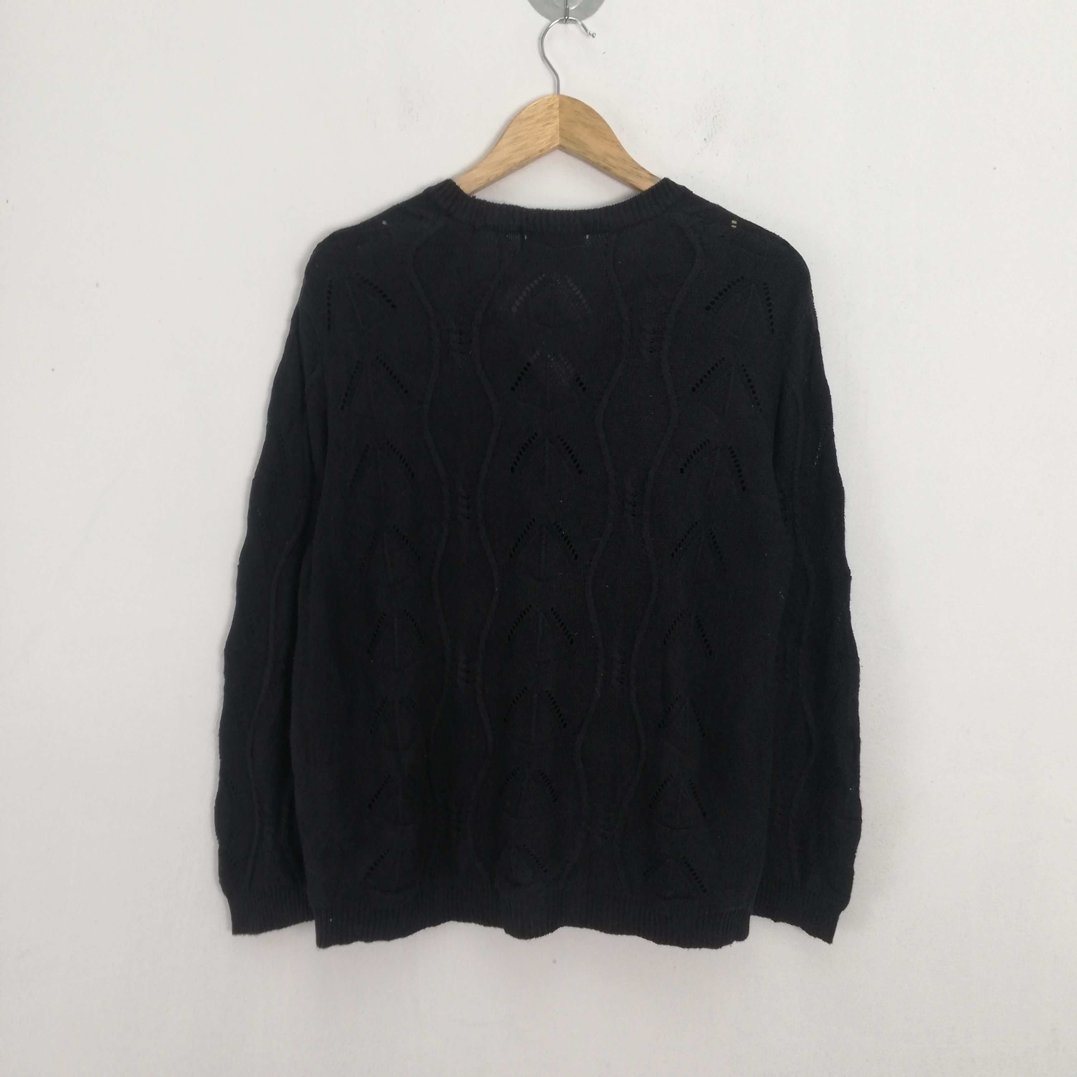 Aran Isles Knitwear × Japanese Brand 💥RARE💥 RODIER Knitwear Cardigan Kurt Cobain Style #0531 Size US L / EU 52-54 / 3 - 6 Thumbnail