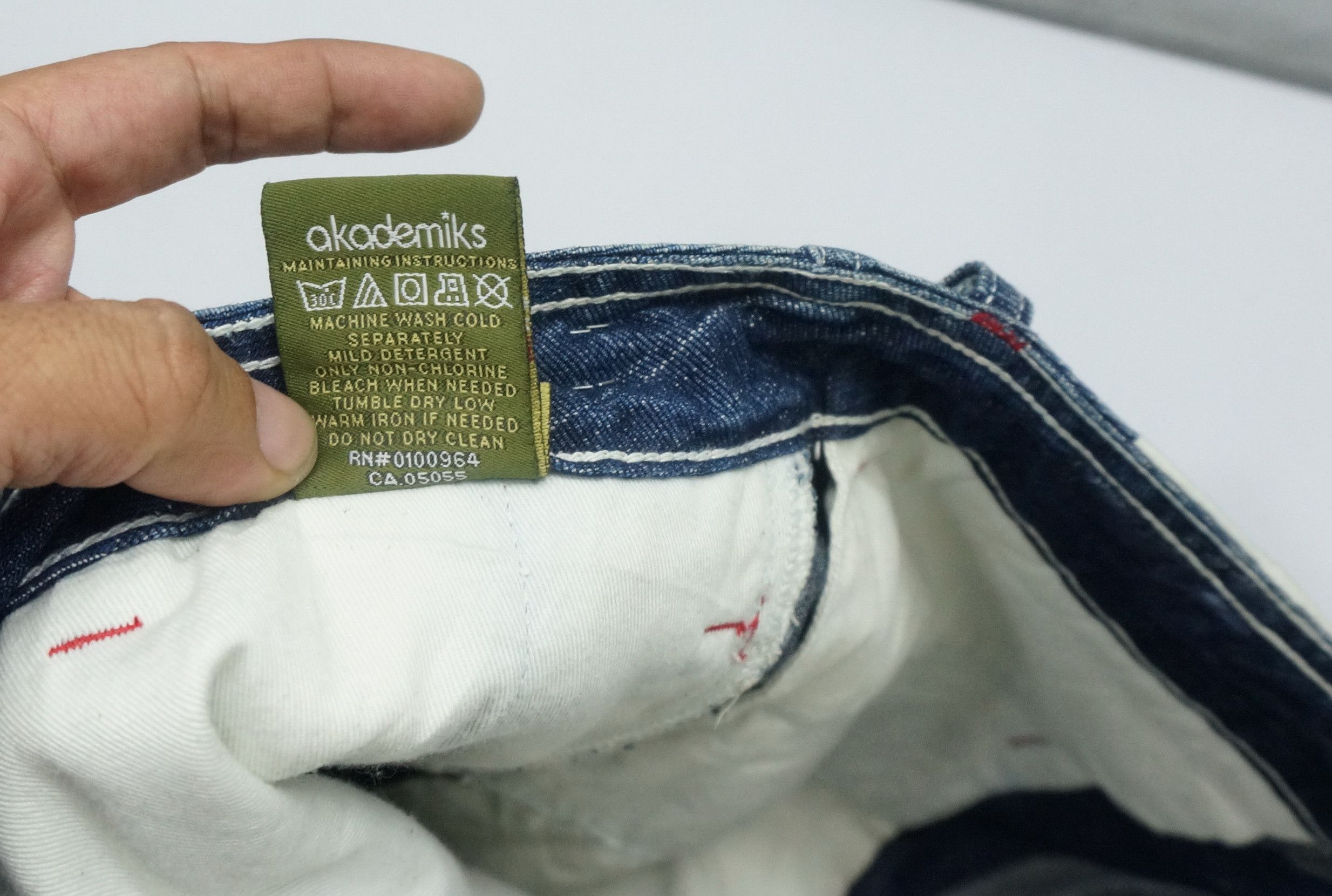 Akademiks Dope! AKDMKS Akademiks Roll Up Patch Knee Cargo Jeans Size US 34 / EU 50 - 20 Thumbnail