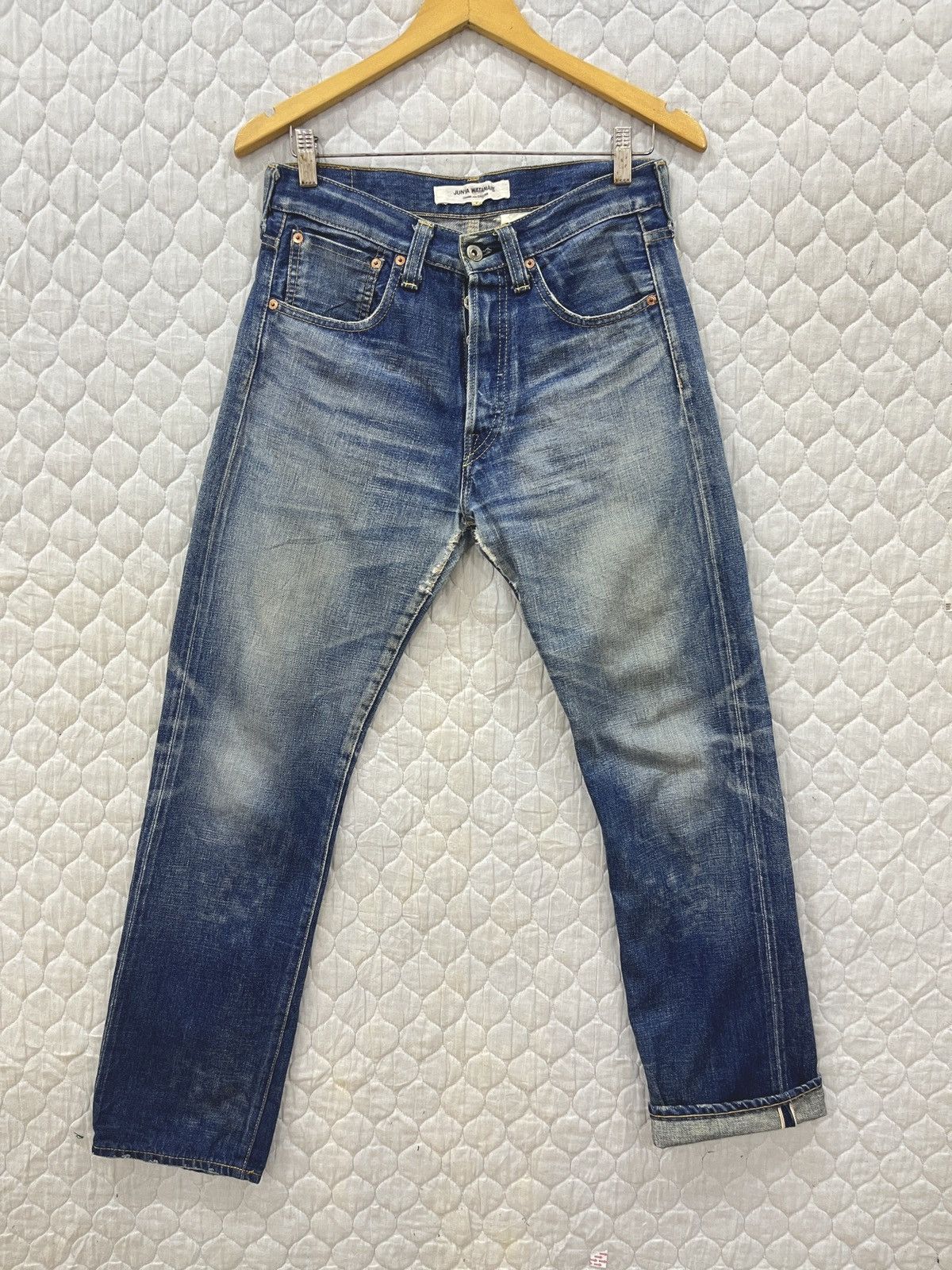 Comme des Garcons (Oo). JUNYA WATANABE COMME DES GARCONS SELVEDGE DENIM Size US 30 / EU 46 - 1 Thumbnail