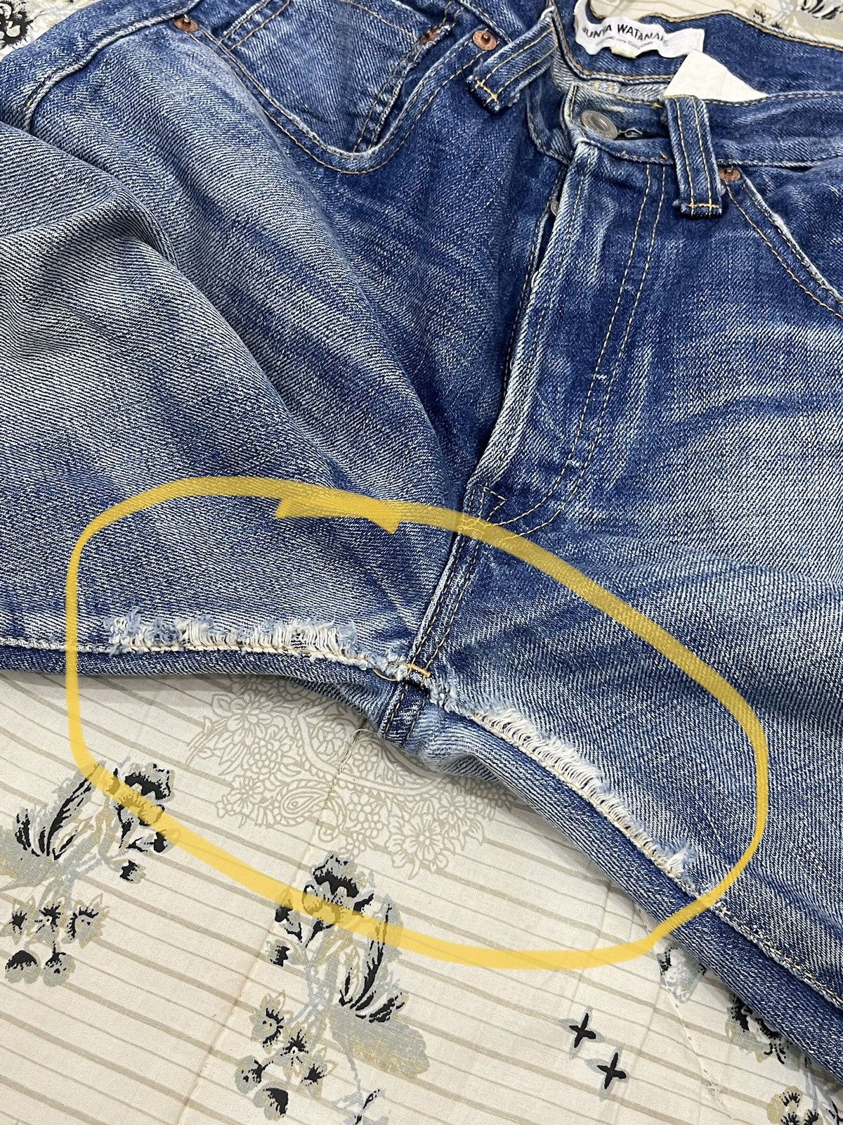 Comme des Garcons (Oo). JUNYA WATANABE COMME DES GARCONS SELVEDGE DENIM Size US 30 / EU 46 - 13 Thumbnail
