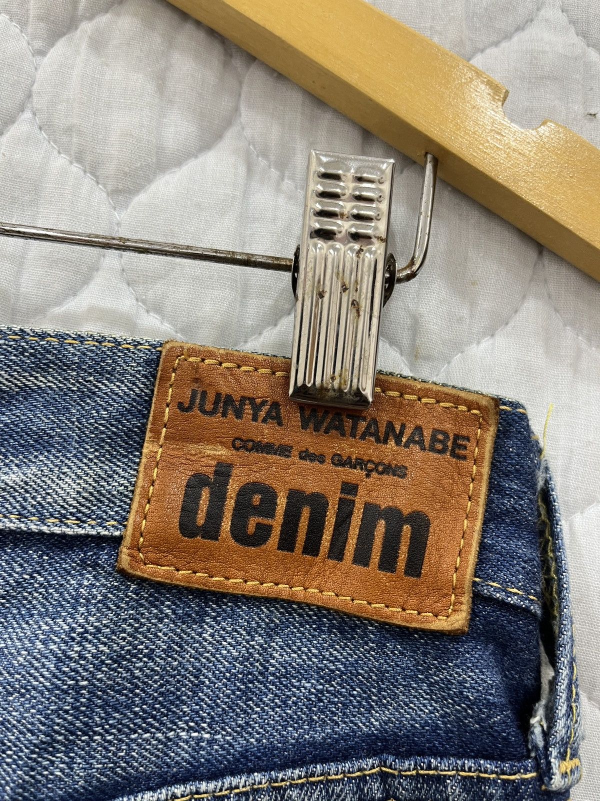 Comme des Garcons (Oo). JUNYA WATANABE COMME DES GARCONS SELVEDGE DENIM Size US 30 / EU 46 - 6 Thumbnail