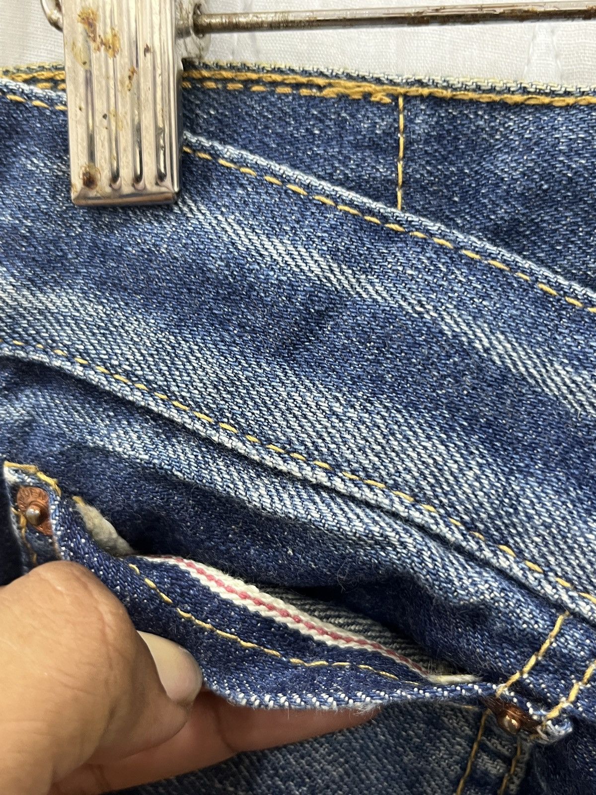 Comme des Garcons (Oo). JUNYA WATANABE COMME DES GARCONS SELVEDGE DENIM Size US 30 / EU 46 - 11 Thumbnail