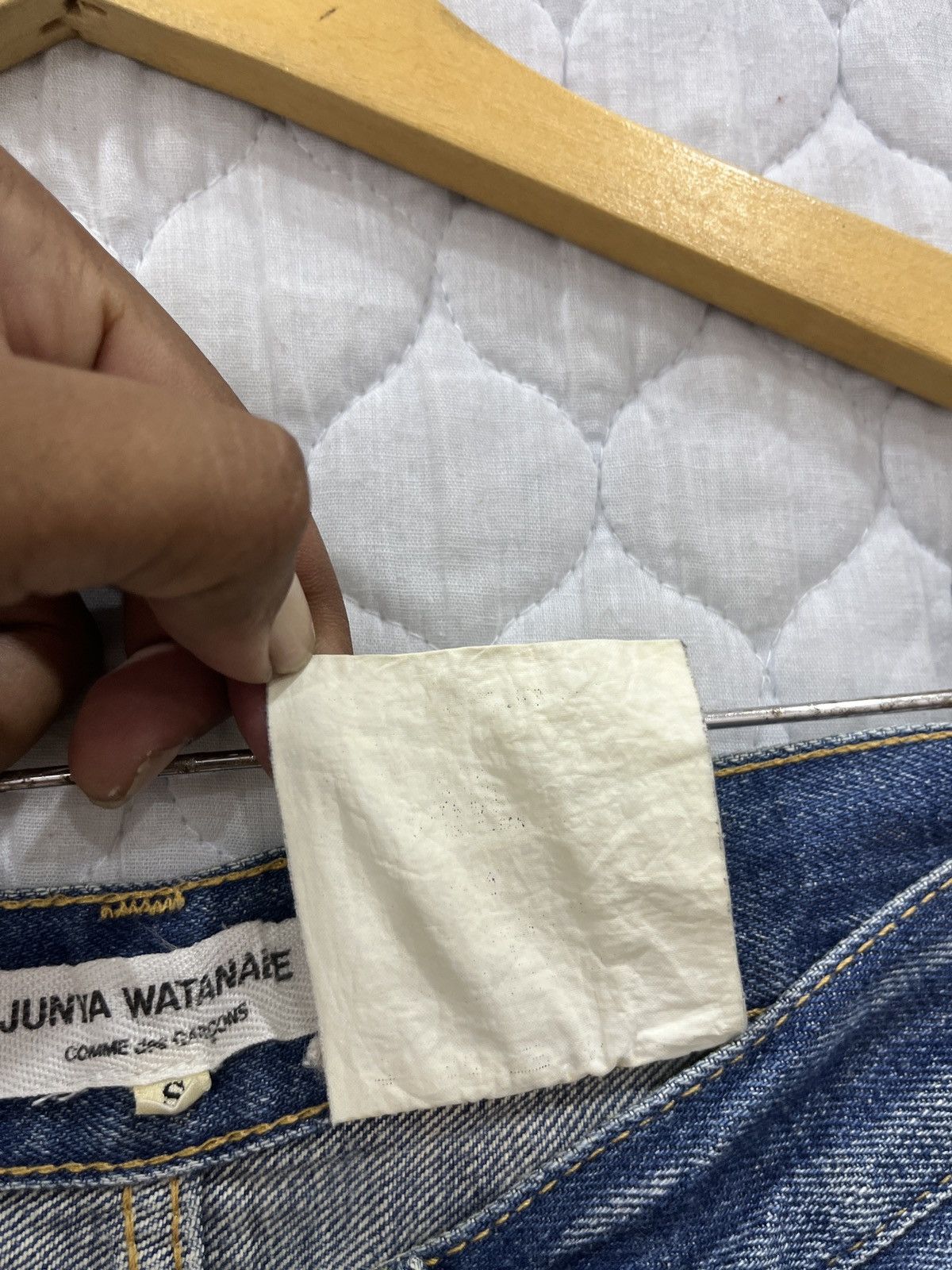 Comme des Garcons (Oo). JUNYA WATANABE COMME DES GARCONS SELVEDGE DENIM Size US 30 / EU 46 - 9 Thumbnail
