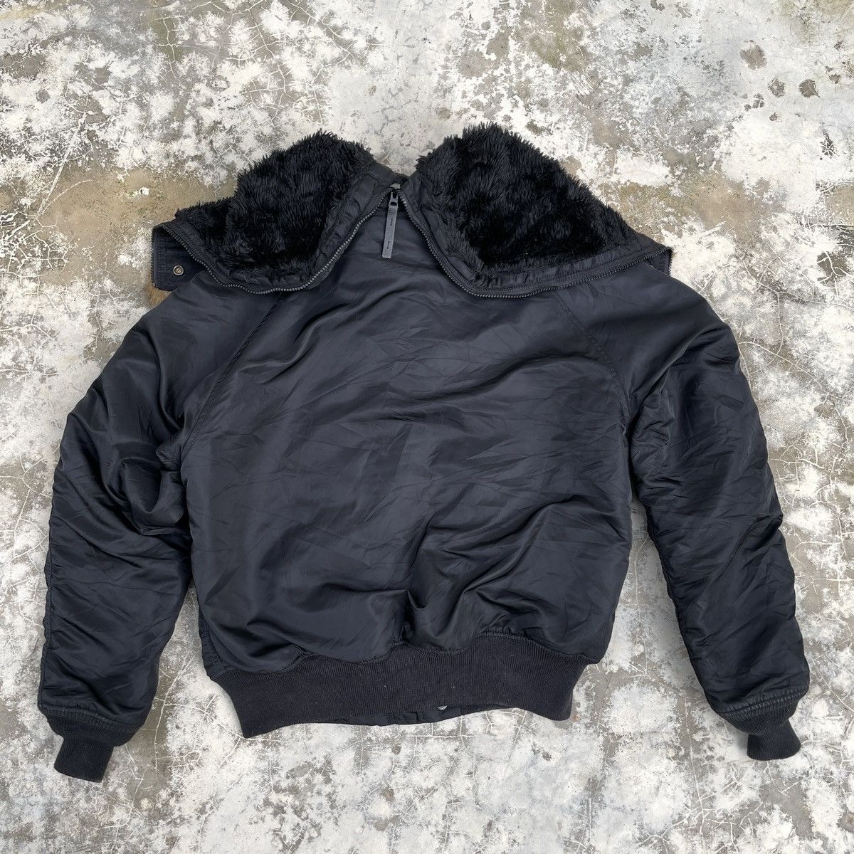 Alpha Industries × Vintage Vintage Alpha Industries Hoodie Bomber Jacket Size US M / EU 48-50 / 2 - 19 Thumbnail
