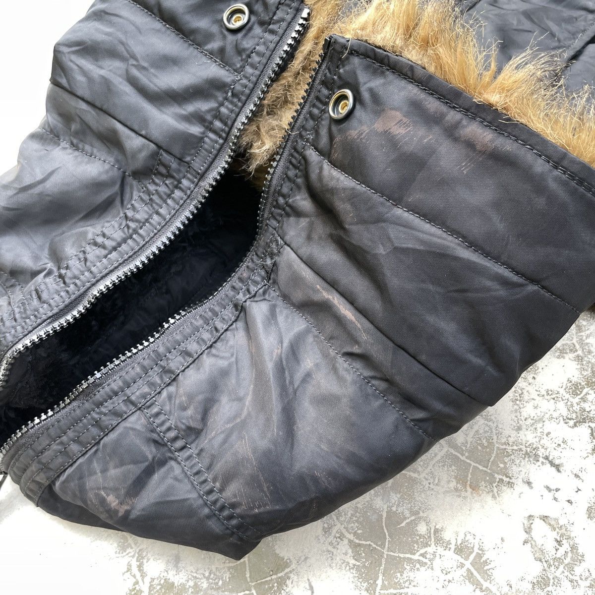 Alpha Industries × Vintage Vintage Alpha Industries Hoodie Bomber Jacket Size US M / EU 48-50 / 2 - 9 Thumbnail