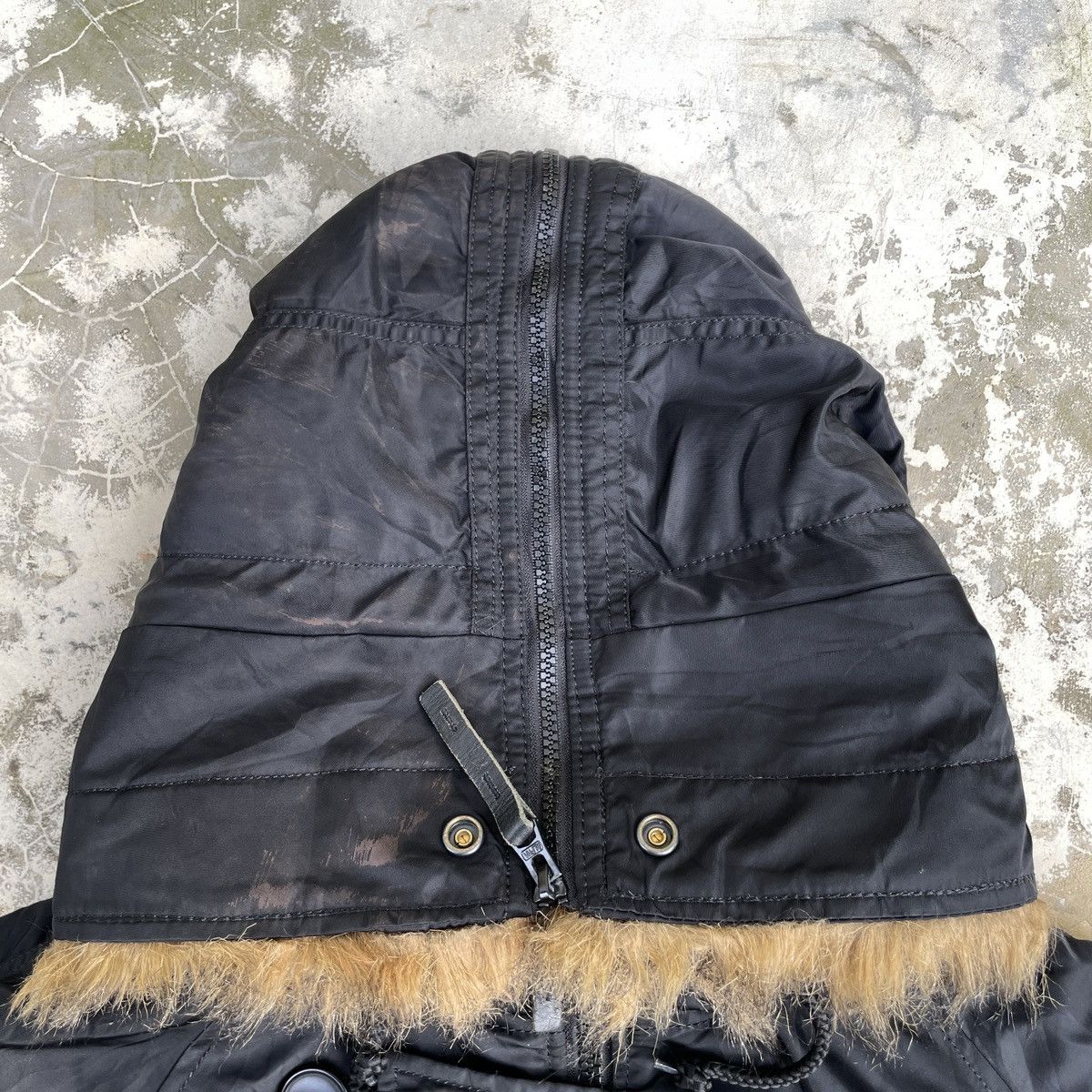 Alpha Industries × Vintage Vintage Alpha Industries Hoodie Bomber Jacket Size US M / EU 48-50 / 2 - 12 Thumbnail