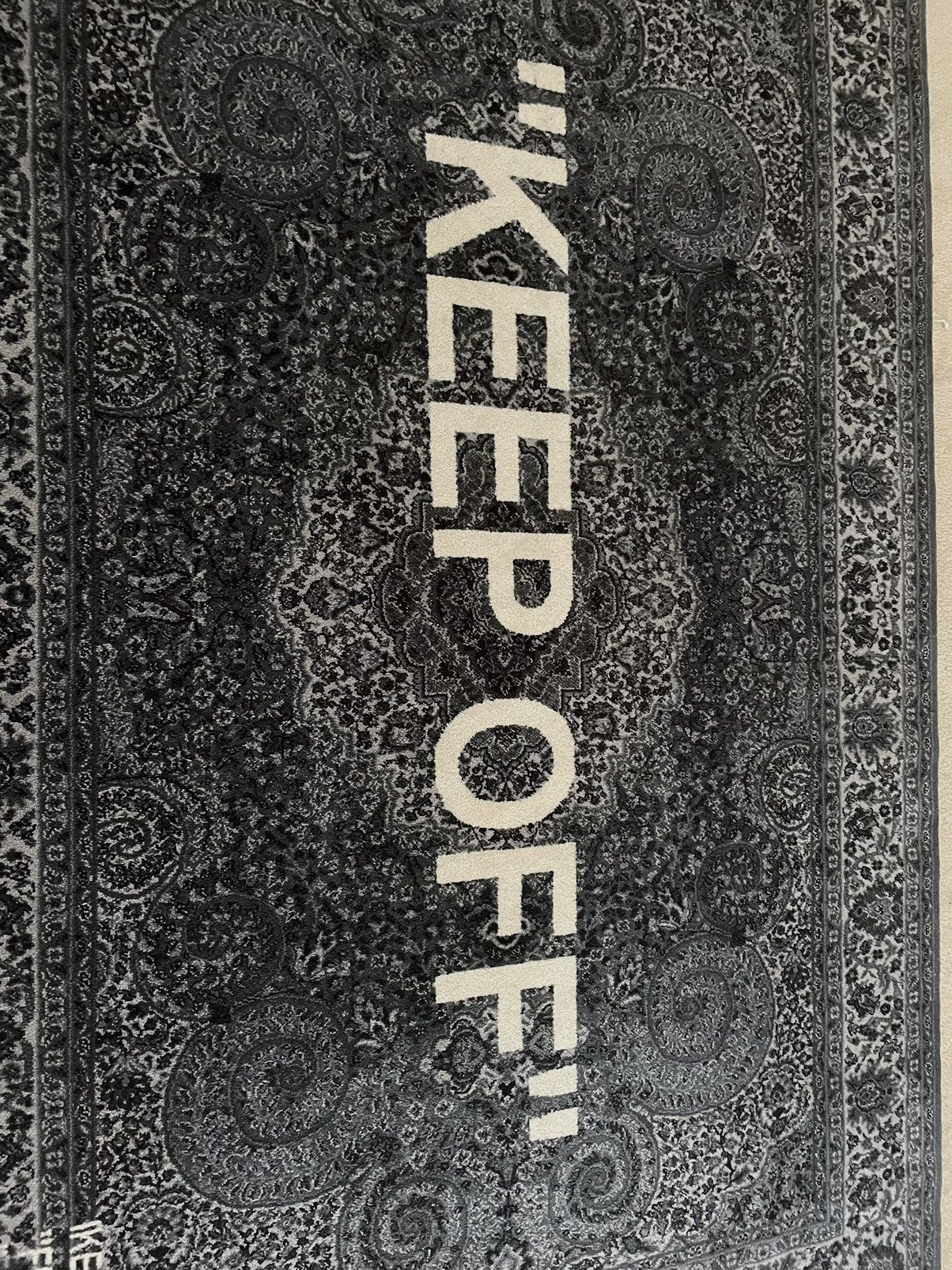 Virgil Abloh x IKEA KEEP OFF Rug 200x300 CM Grey/White