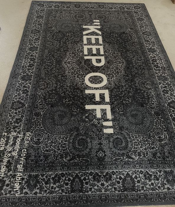 Ikea Virgil Abloh x IKEA KEEP OFF Rug 200x300 CM