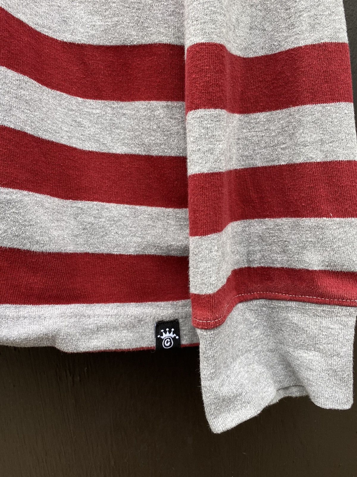 Stussy stussy rugby striped longsleeve size L made in india Size US L / EU 52-54 / 3 - 5 Thumbnail