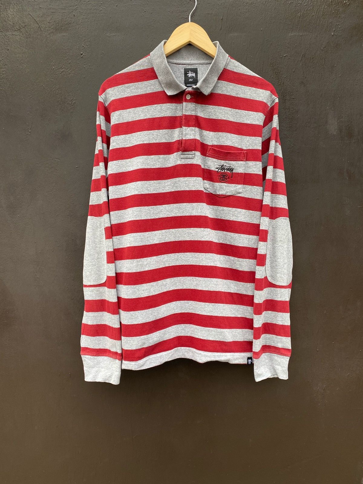 Stussy stussy rugby striped longsleeve size L made in india Size US L / EU 52-54 / 3 - 2 Thumbnail