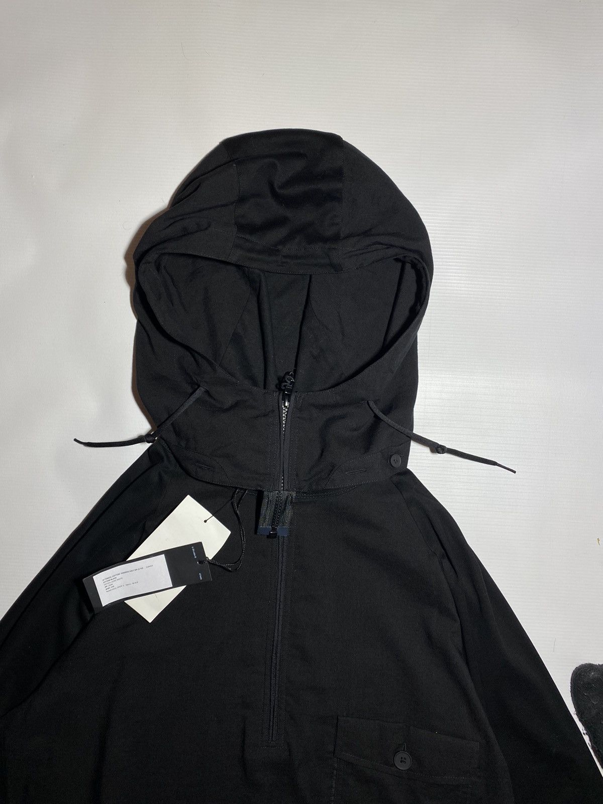 Adidas × Yohji Yamamoto Y3 Yohji Yamanoto SS19 SAMPLE Tencel hooded half zip Size L Size US L / EU 52-54 / 3 - 4 Thumbnail