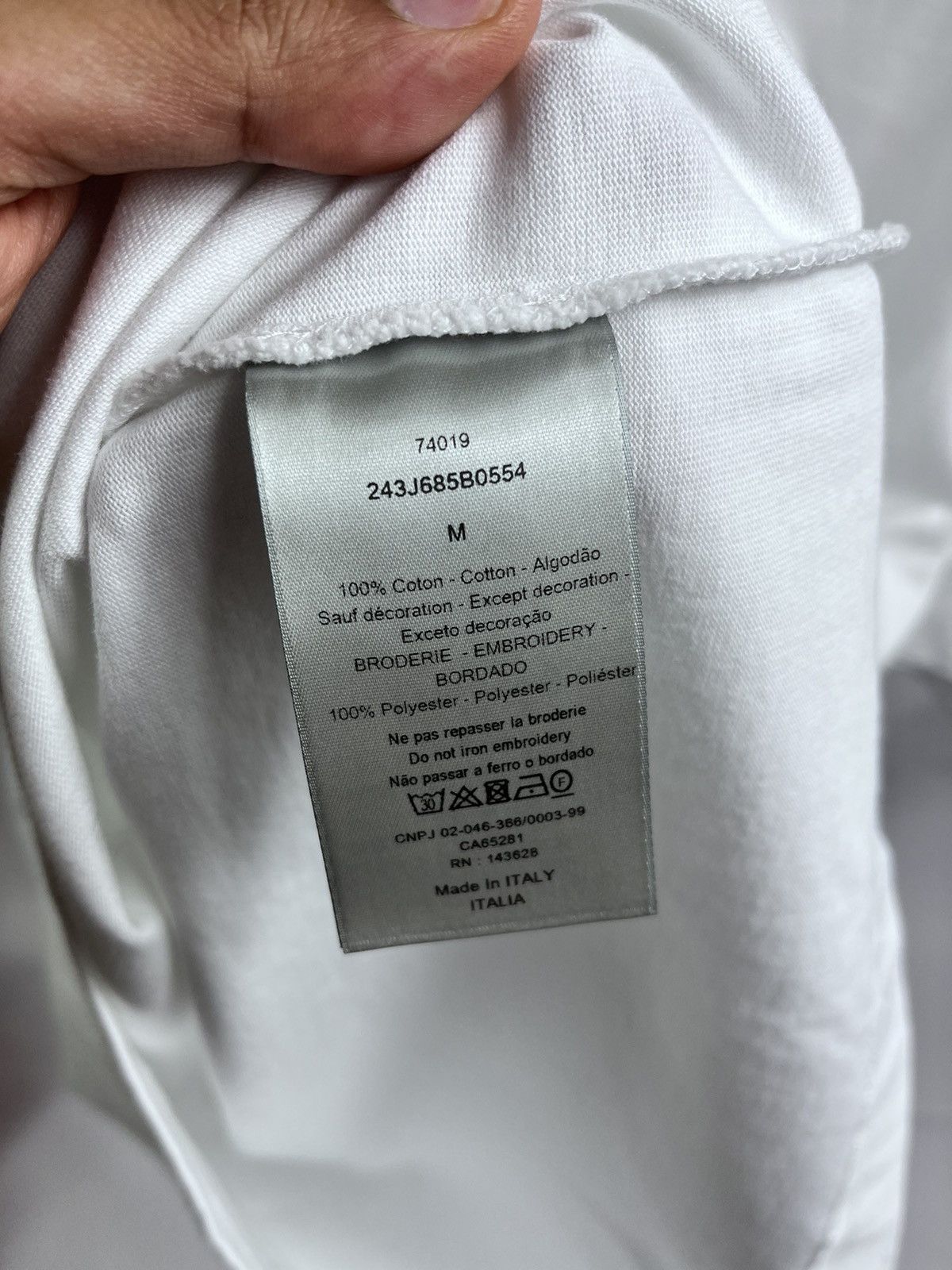 Dior Christian Dior Couture Embroidered Oversized T-Shirt Size US M / EU 48-50 / 2 - 8 Thumbnail