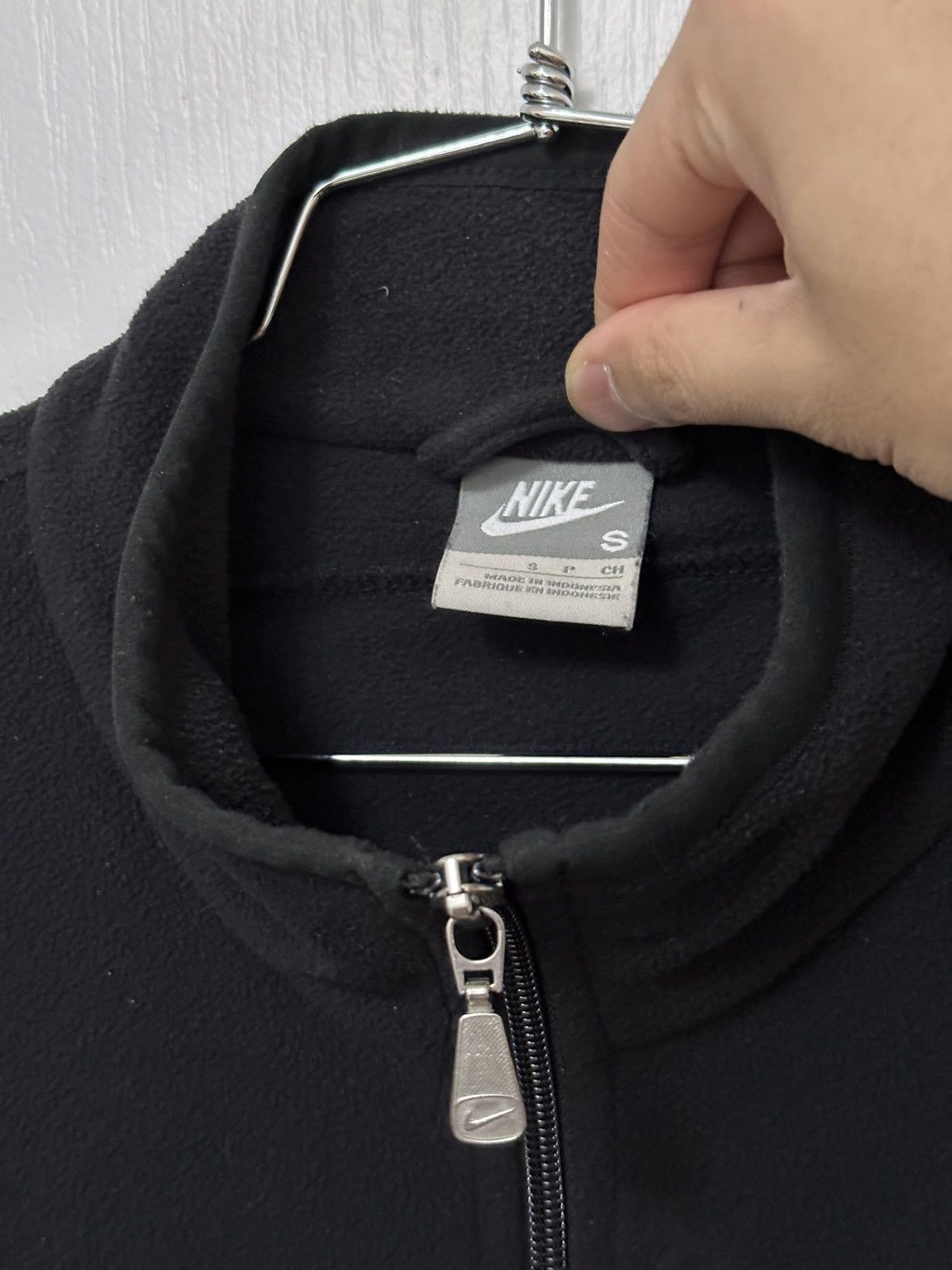 Nike Nike Nylon/Fleece Hybrid Zip-Up Jacket - Sz S Size US S / EU 44-46 / 1 - 7 Thumbnail