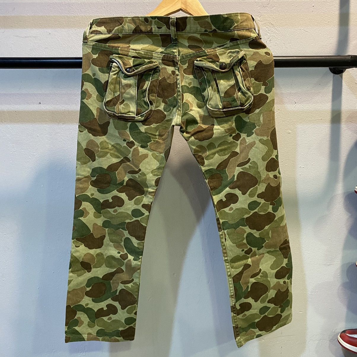 Comme des Garcons × Junya Watanabe Junya Watanabe Comme Des Garcons Man Camo Cropped Pants Size US 32 / EU 48 - 2 Thumbnail