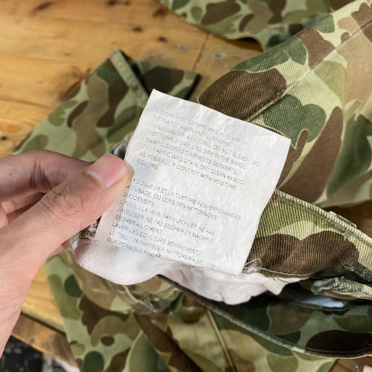 Comme des Garcons × Junya Watanabe Junya Watanabe Comme Des Garcons Man Camo Cropped Pants Size US 32 / EU 48 - 14 Thumbnail
