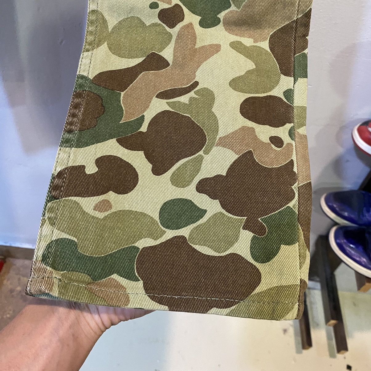 Comme des Garcons × Junya Watanabe Junya Watanabe Comme Des Garcons Man Camo Cropped Pants Size US 32 / EU 48 - 5 Thumbnail
