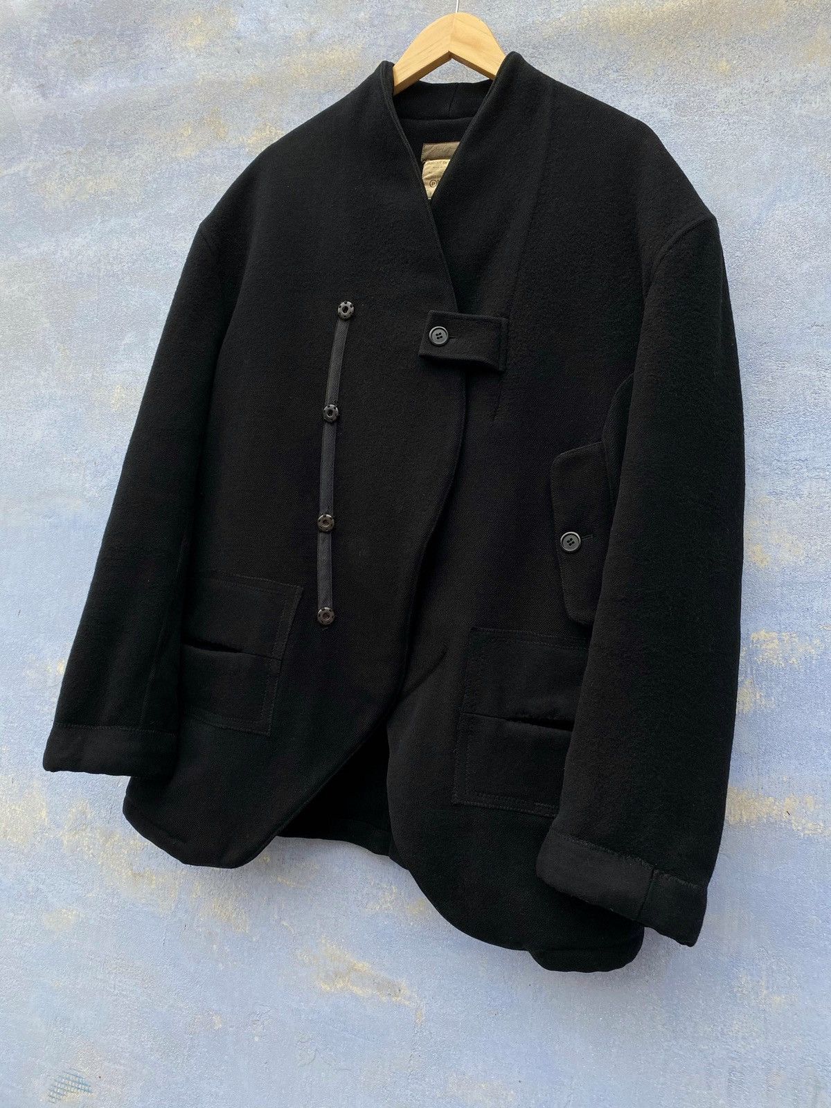 Yohji Yamamoto Yohji Yamamoto pour homme vintage 80s 90s Wool coat size M Size US L / EU 52-54 / 3 - 2 Thumbnail