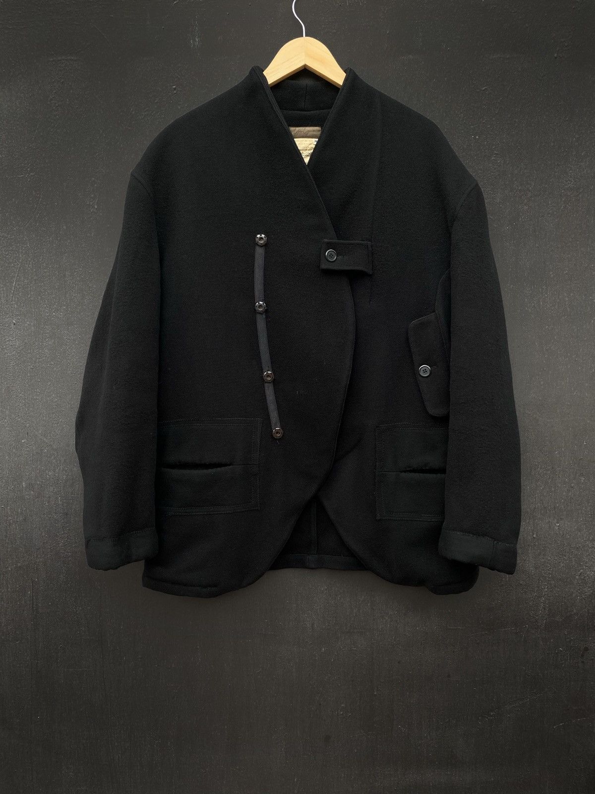 Yohji Yamamoto Yohji Yamamoto pour homme vintage 80s 90s Wool coat size M Size US L / EU 52-54 / 3 - 3 Thumbnail