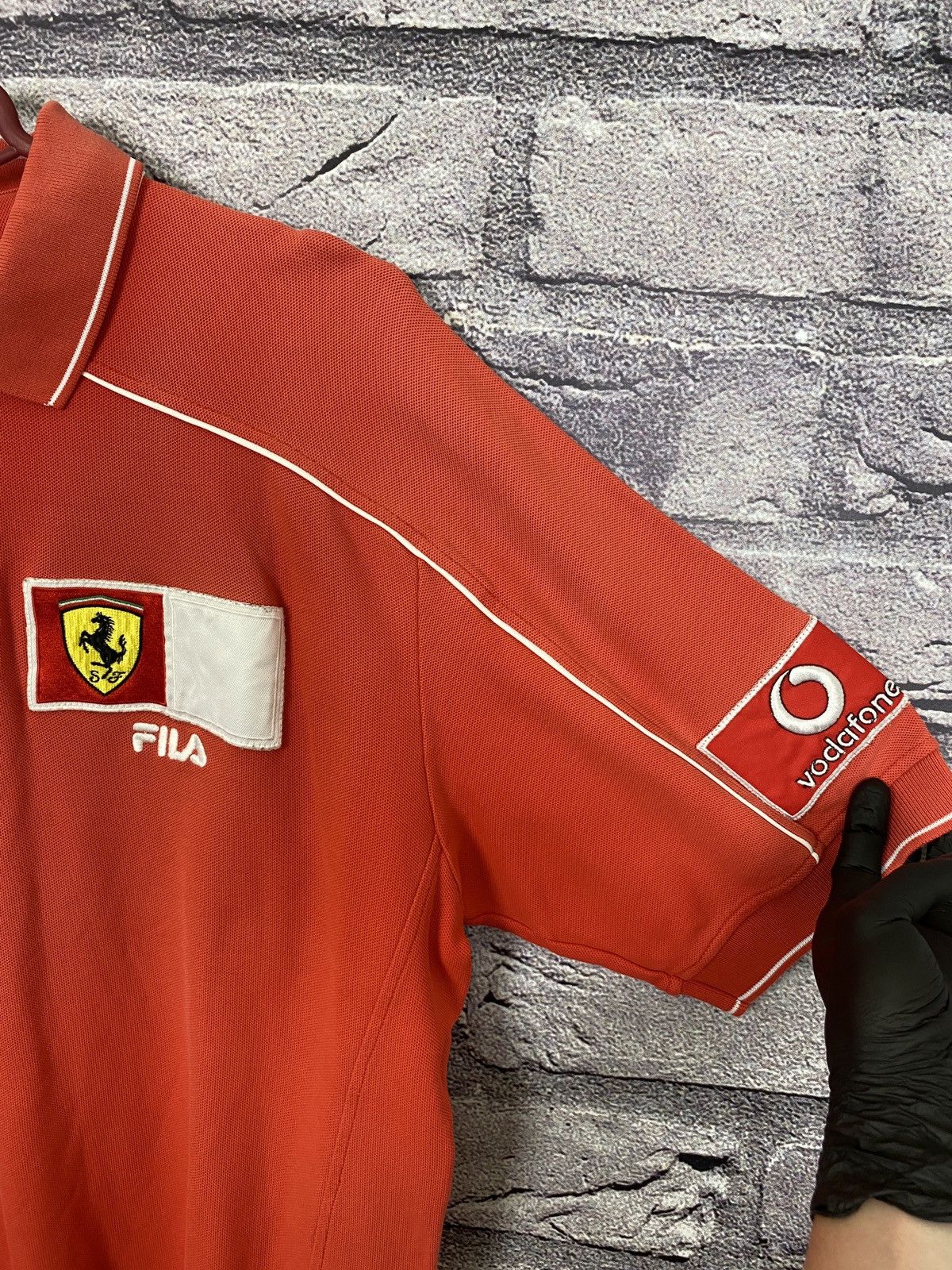 Fila Vintage racing T-shirt formula 1 Fila Ferrari nascar Michael Size US L / EU 52-54 / 3 - 6 Thumbnail