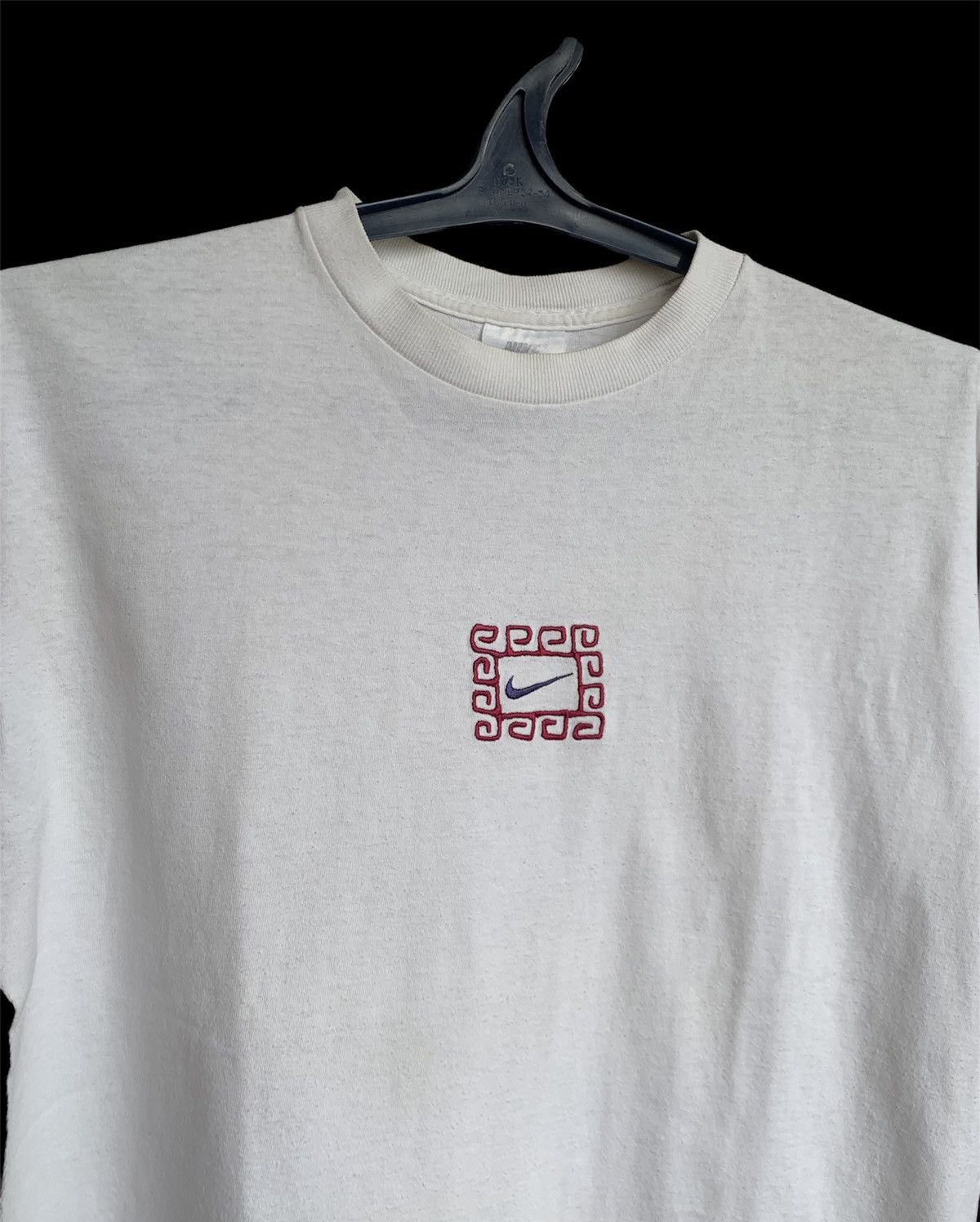 Nike 90’S Nike Vintage Embroiderer rare grail center swoosh tee Size US M / EU 48-50 / 2 - 4 Thumbnail