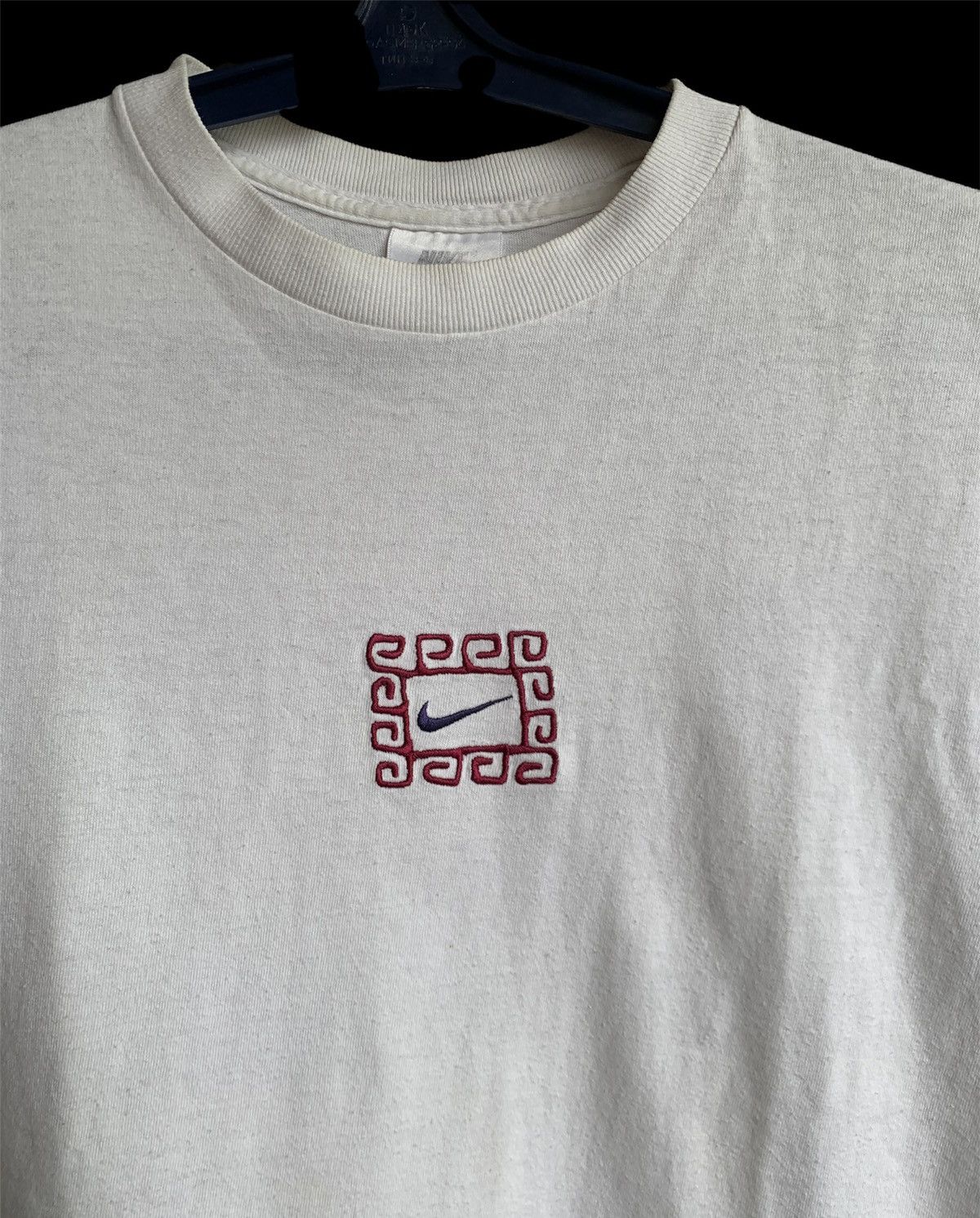 Nike 90’S Nike Vintage Embroiderer rare grail center swoosh tee Size US M / EU 48-50 / 2 - 2 Thumbnail