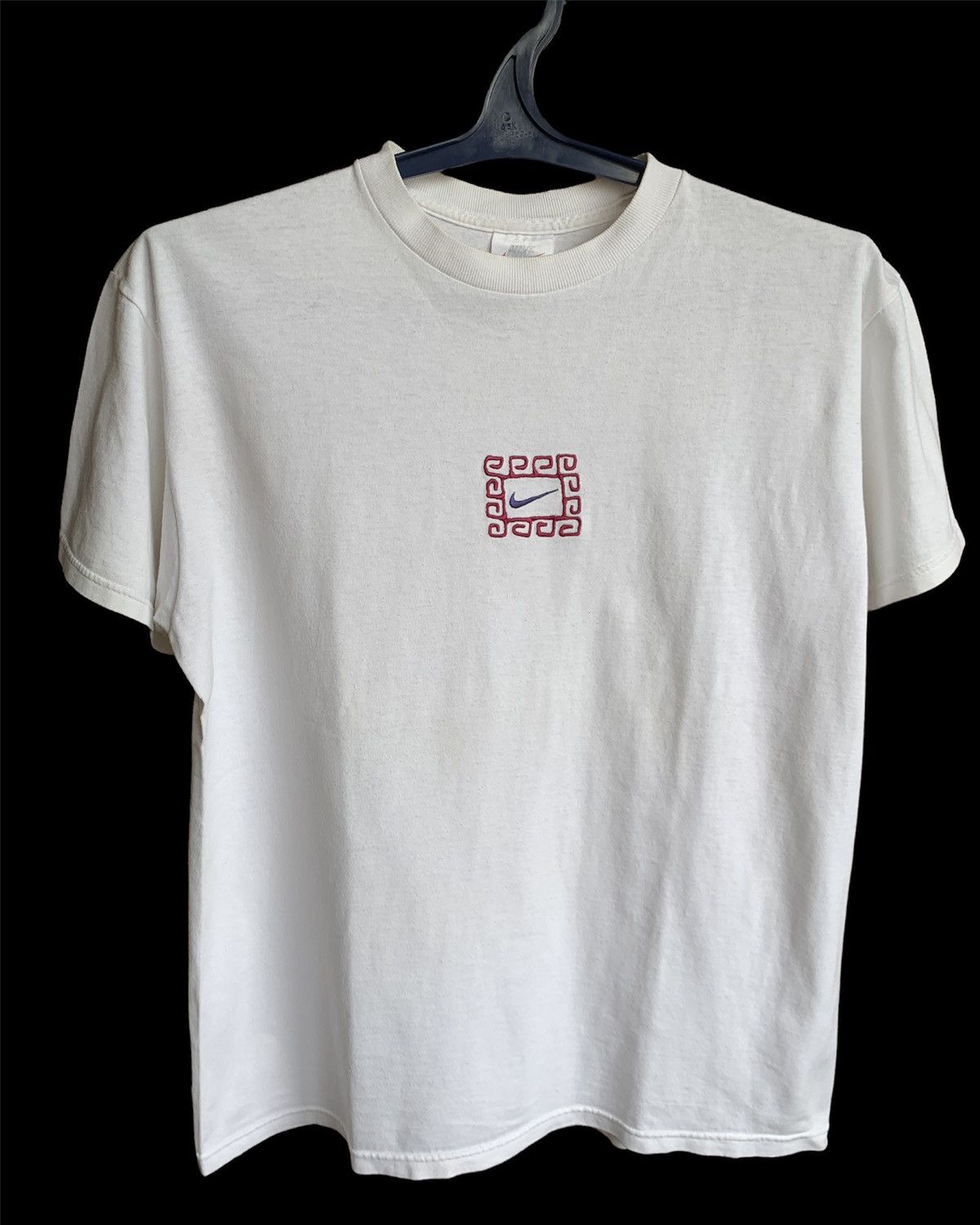 Nike 90’S Nike Vintage Embroiderer rare grail center swoosh tee Size US M / EU 48-50 / 2 - 1 Thumbnail