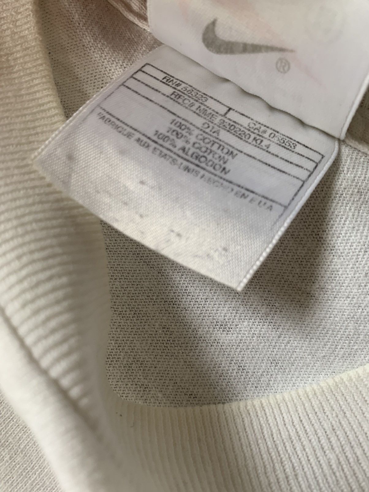 Nike 90’S Nike Vintage Embroiderer rare grail center swoosh tee Size US M / EU 48-50 / 2 - 12 Thumbnail