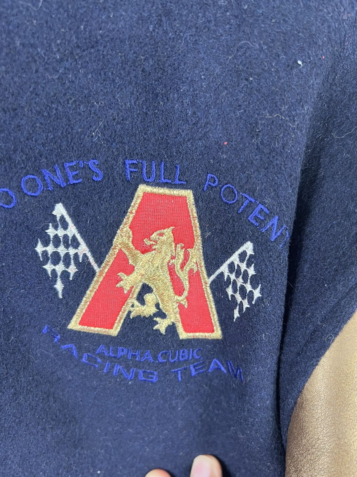 Japanese Brand 80S CUBIC RACING TEAM WOOL VARSITY Size US M / EU 48-50 / 2 - 8 Thumbnail