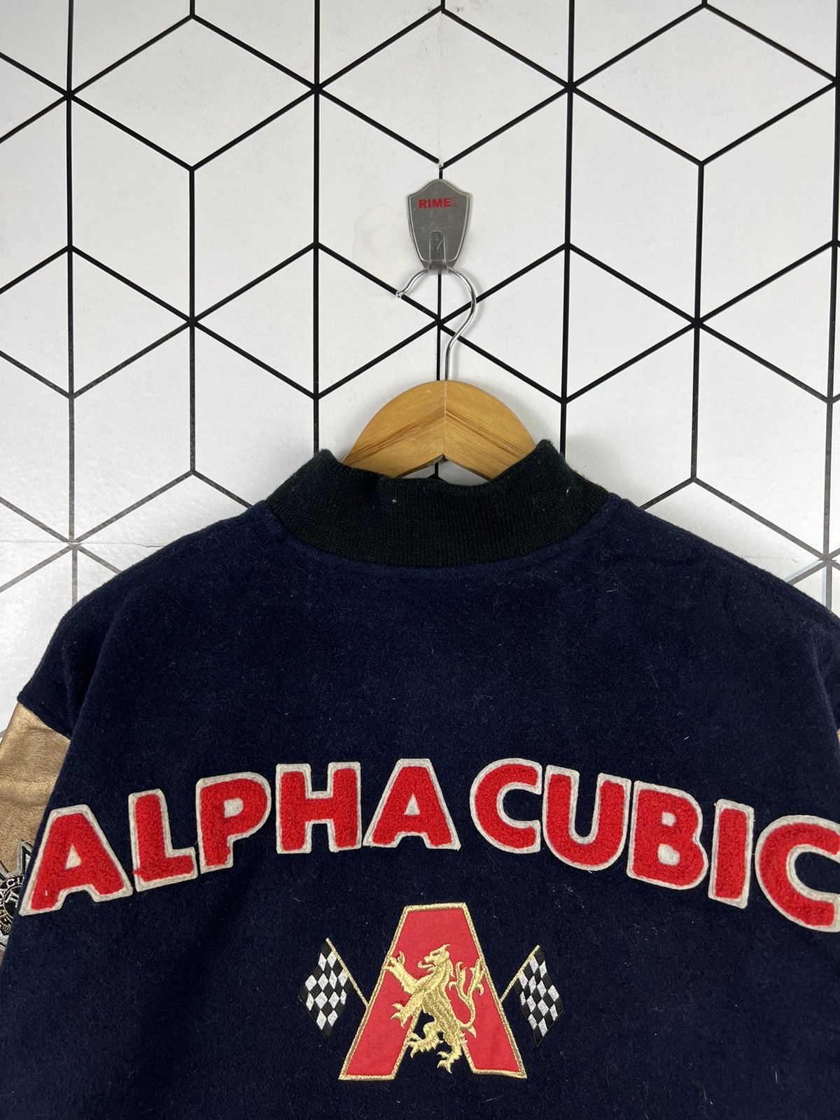 Japanese Brand 80S CUBIC RACING TEAM WOOL VARSITY Size US M / EU 48-50 / 2 - 3 Thumbnail