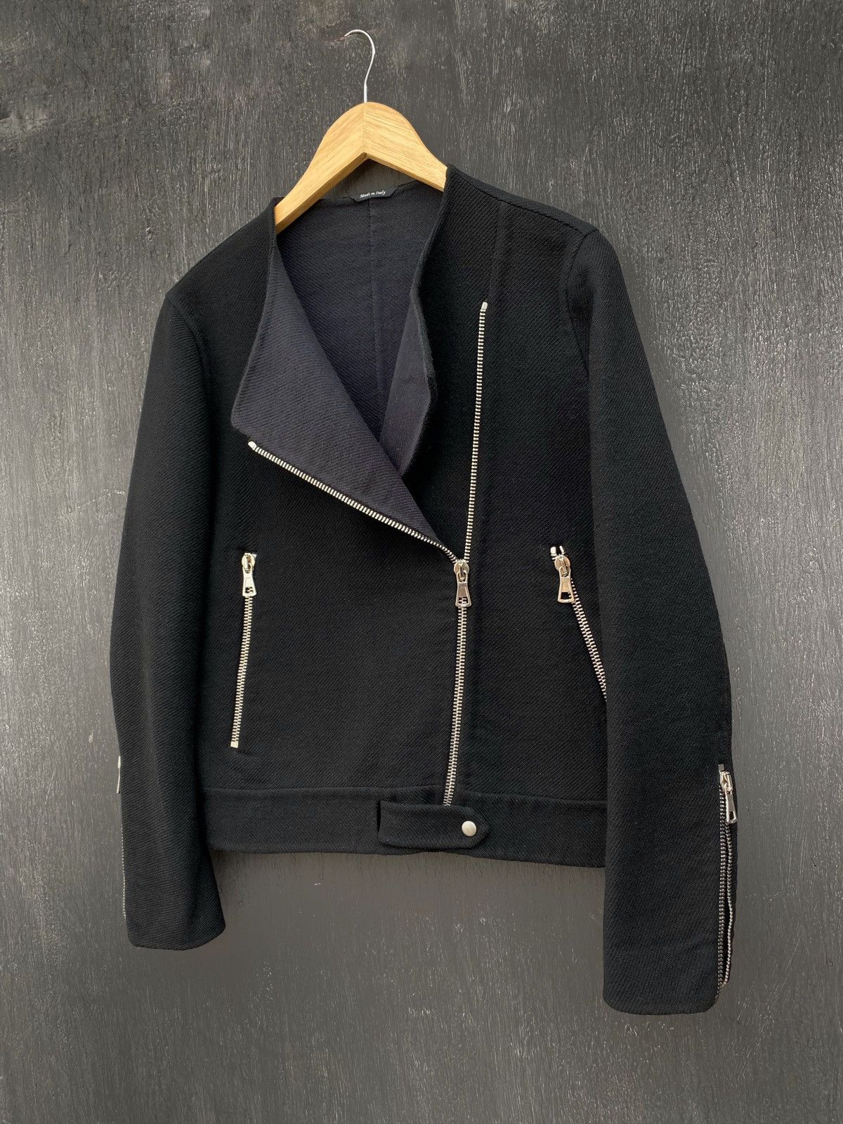Maison Margiela Maison Martin Margiela Biker Wool zips Jacket size 42 Size M / US 6-8 / IT 42-44 - 1 Thumbnail