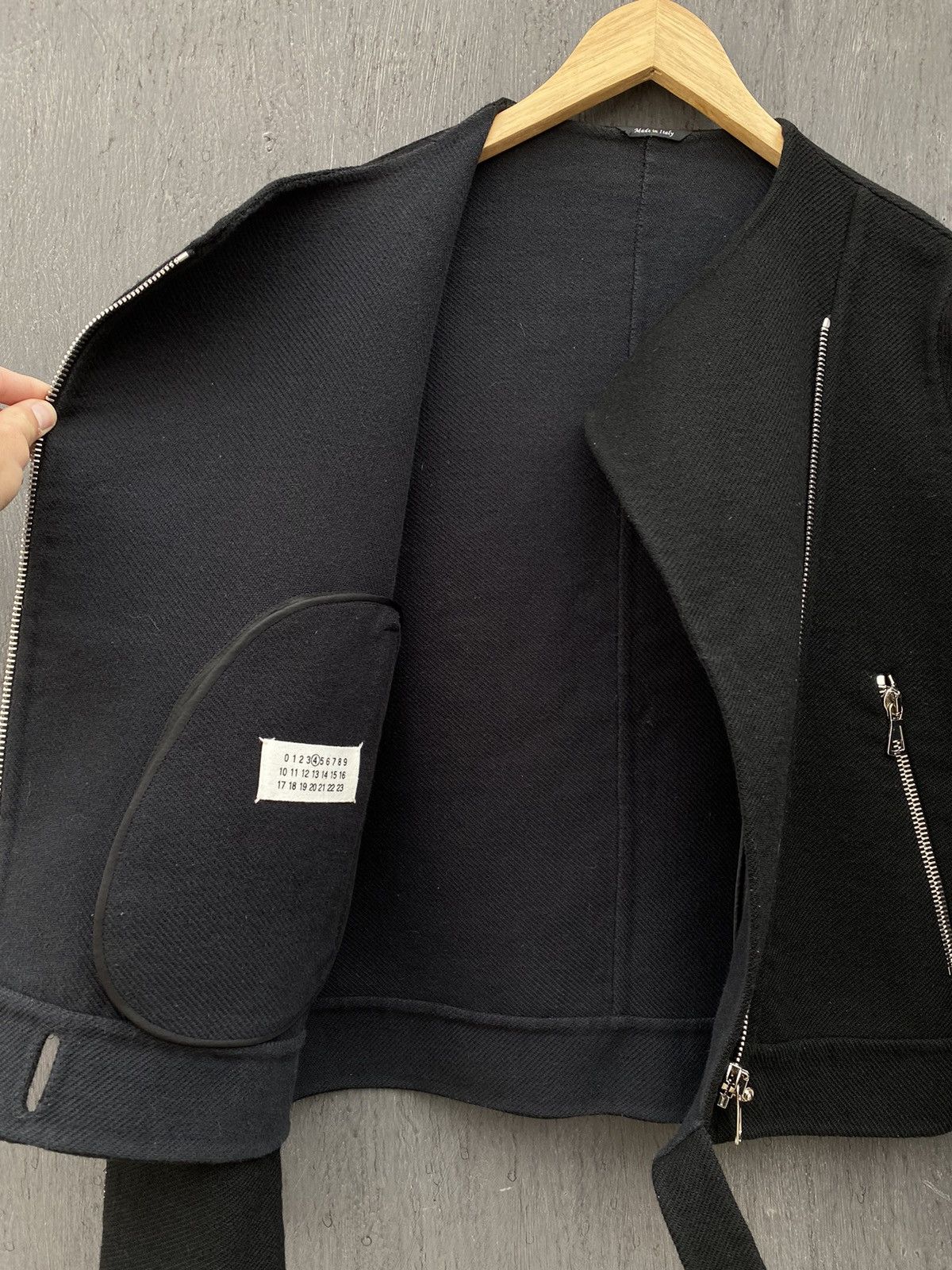 Maison Margiela Maison Martin Margiela Biker Wool zips Jacket size 42 Size M / US 6-8 / IT 42-44 - 8 Thumbnail
