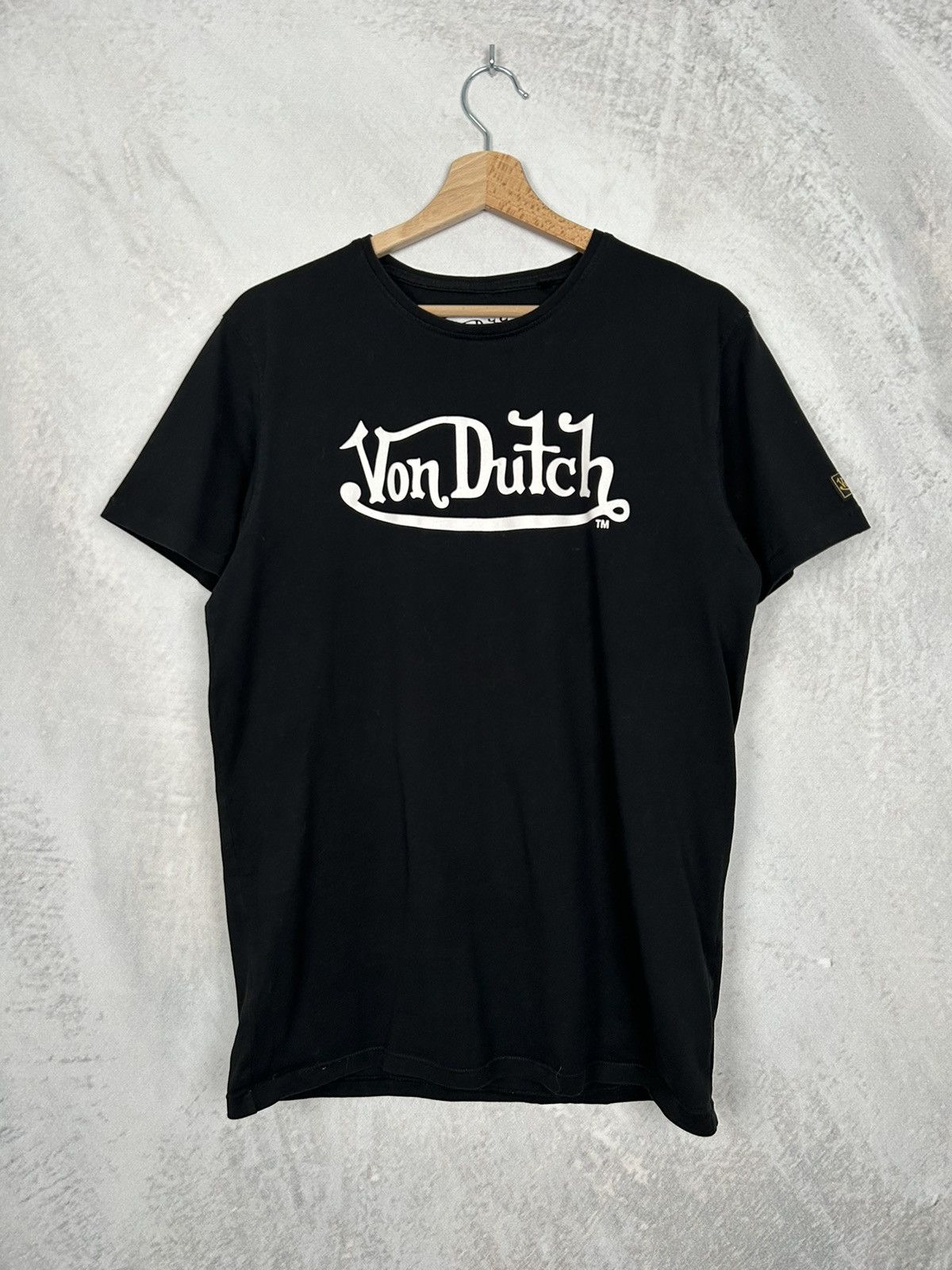 Vintage Vintage Von Dutch Y2K 00s Logo Graphic Tee Retro Size US L / EU 52-54 / 3 - 1 Thumbnail