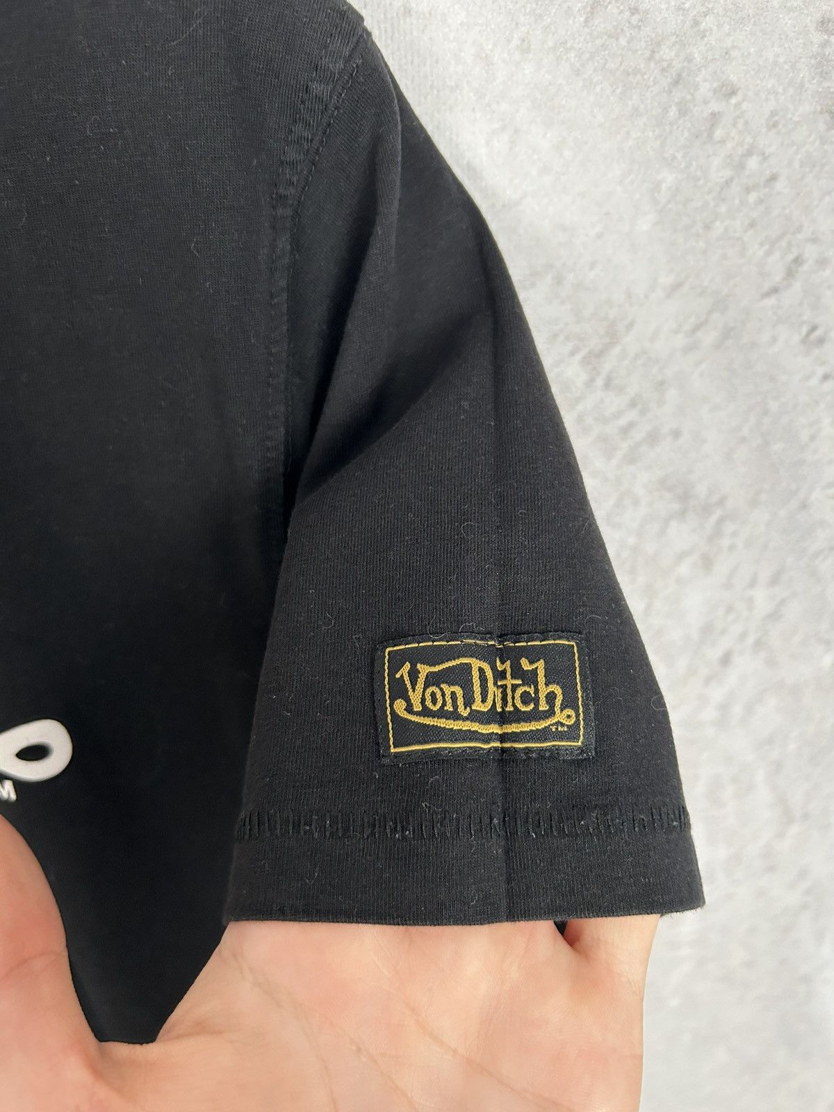 Vintage Vintage Von Dutch Y2K 00s Logo Graphic Tee Retro Size US L / EU 52-54 / 3 - 4 Thumbnail