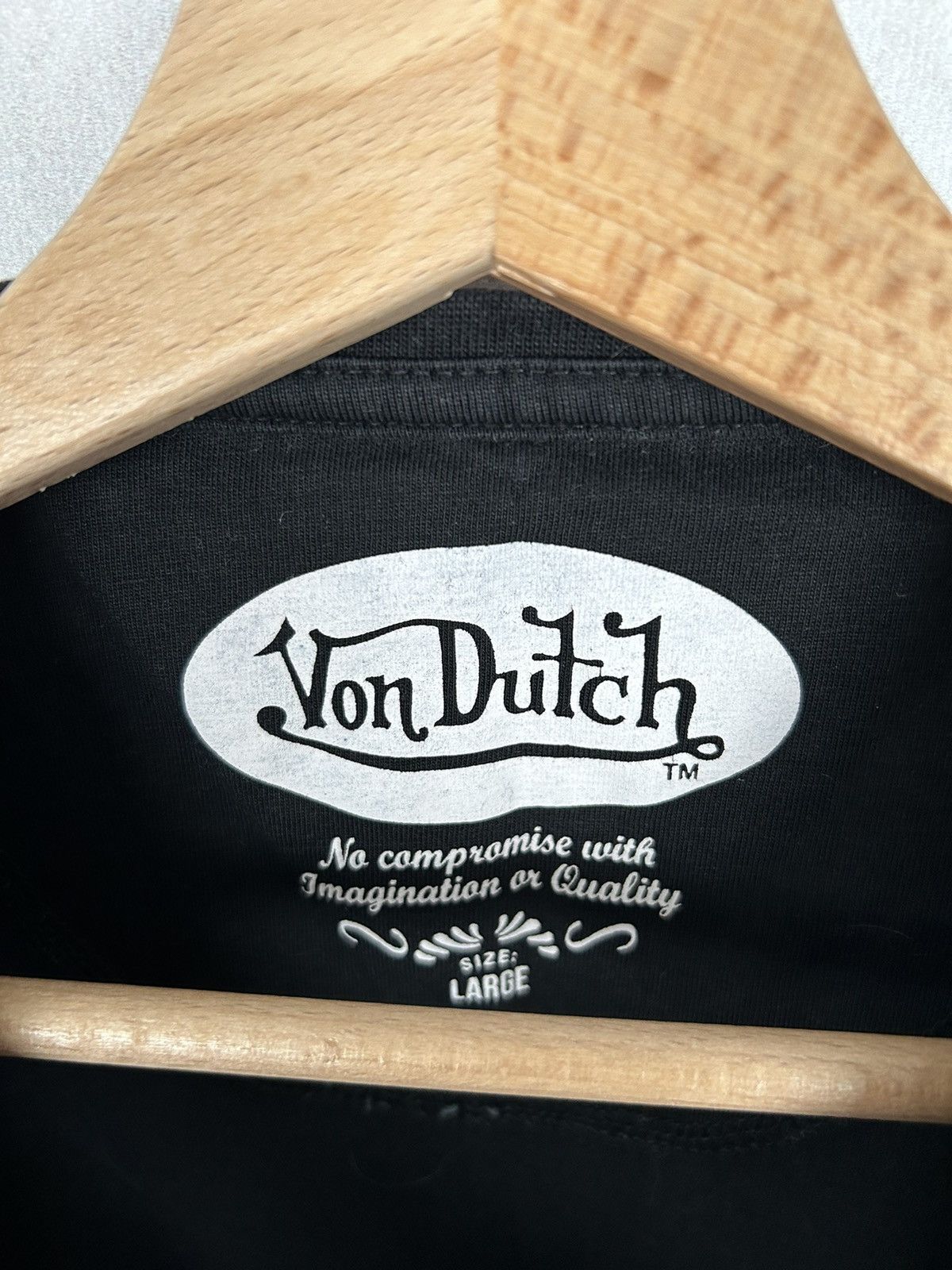 Vintage Vintage Von Dutch Y2K 00s Logo Graphic Tee Retro Size US L / EU 52-54 / 3 - 5 Thumbnail