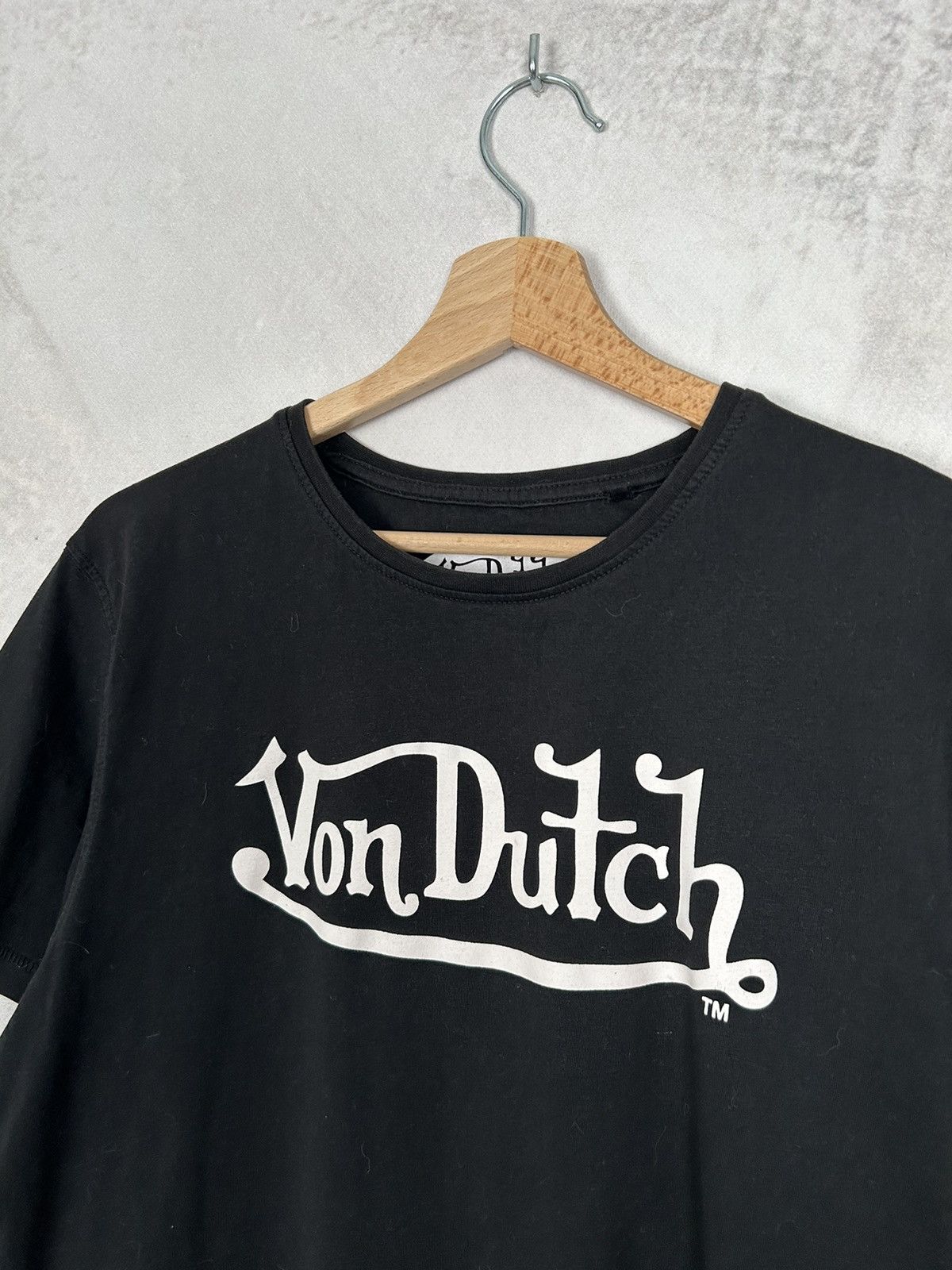 Vintage Vintage Von Dutch Y2K 00s Logo Graphic Tee Retro Size US L / EU 52-54 / 3 - 3 Thumbnail