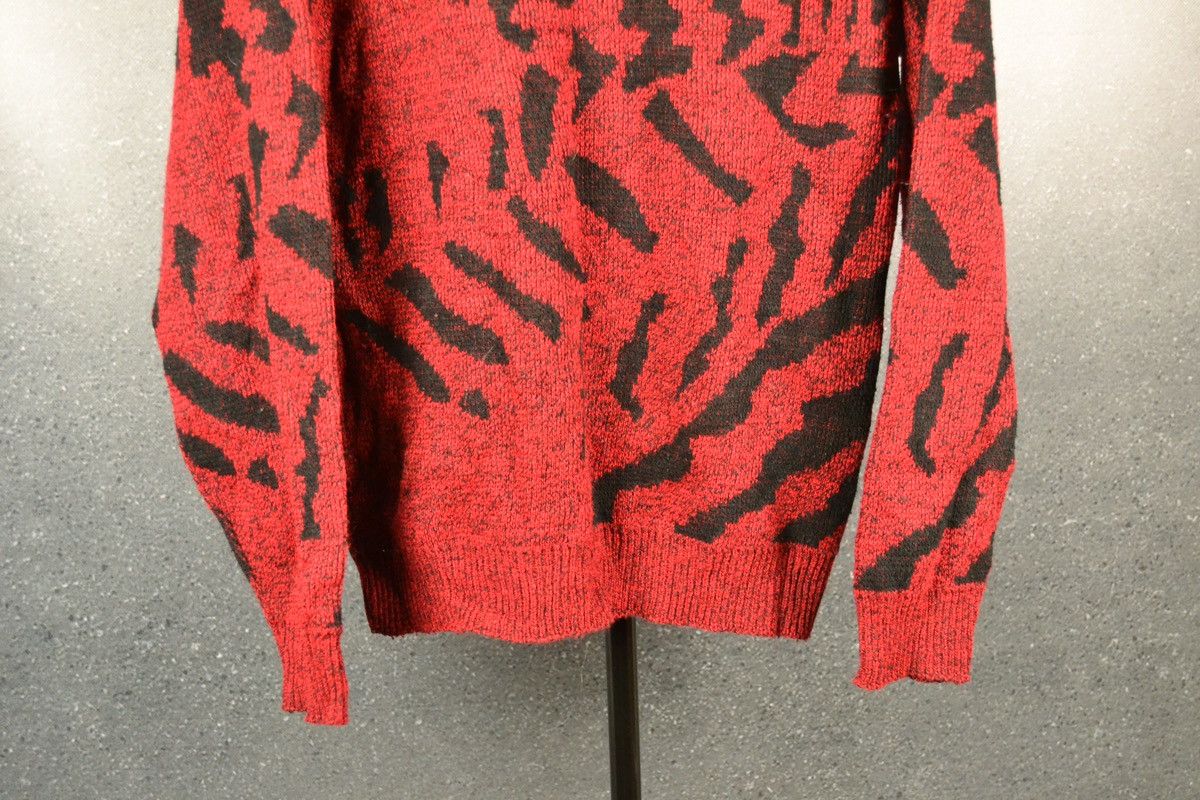 Le TIGRE × Vintage Vintage 90s Le Tigre Sweater Red Made in USA Size Medium Size US M / EU 48-50 / 2 - 4 Thumbnail