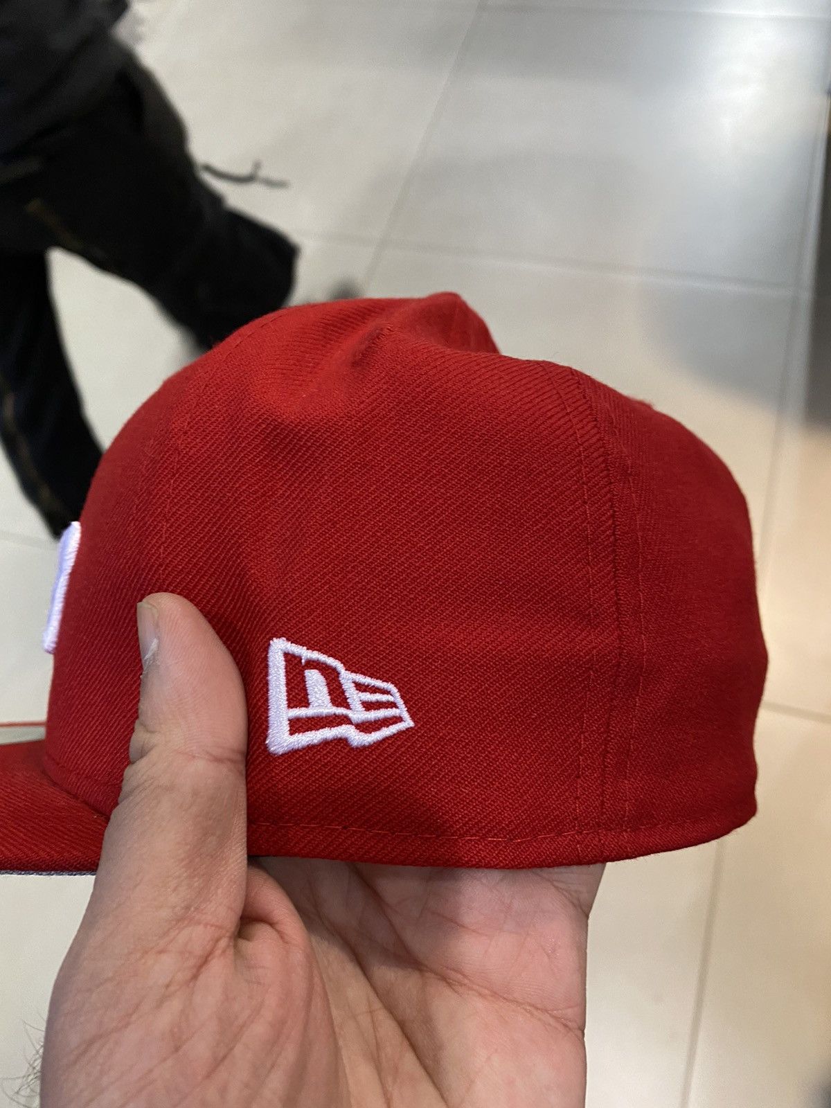 New Era × Supreme Supreme new era Hebrew Logo 7 1/8 1/4 1/2 5/8 fog essential Size ONE SIZE - 4 Thumbnail