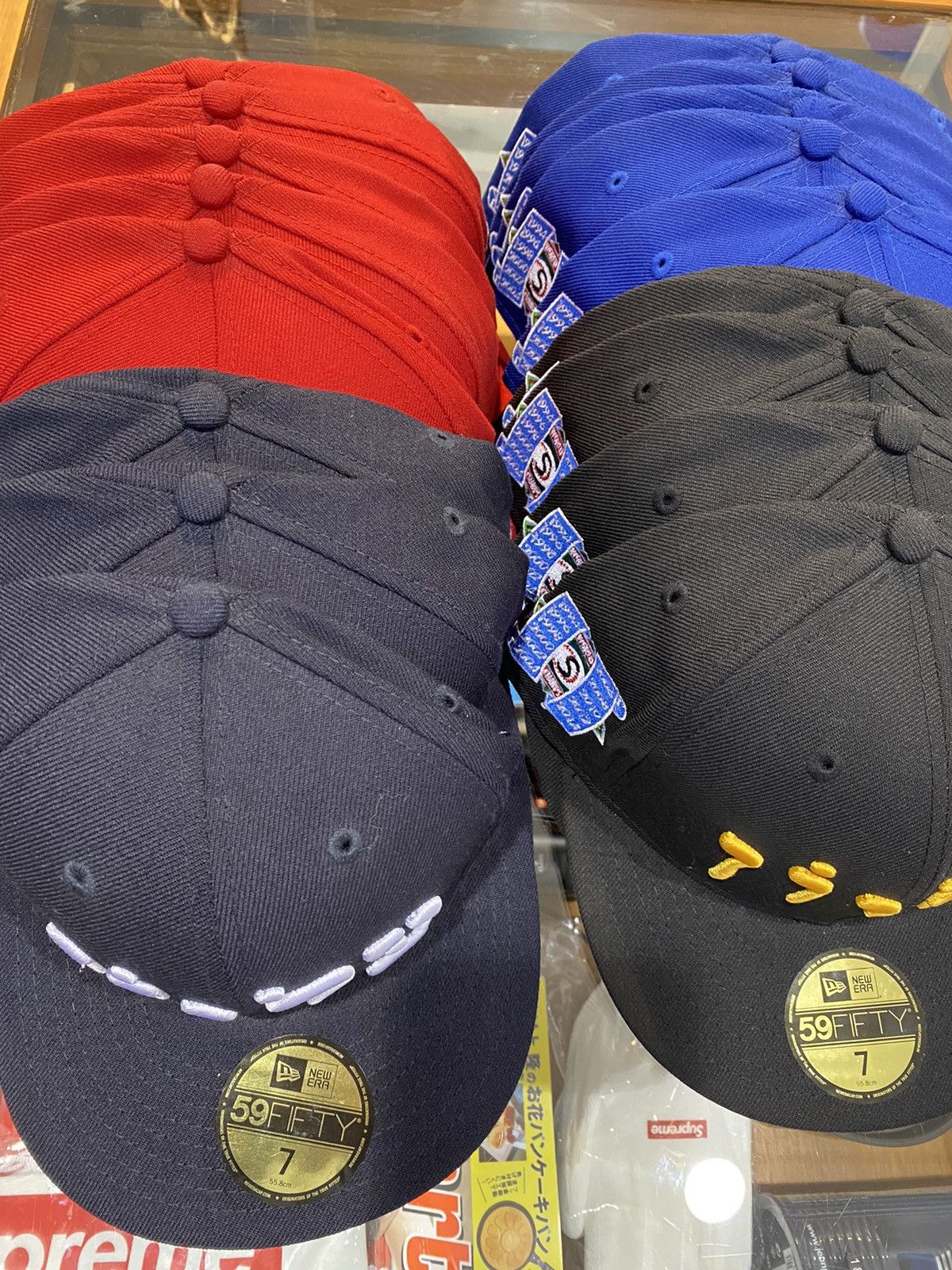New Era × Supreme Supreme new era Hebrew Logo 7 1/8 1/4 1/2 5/8 fog essential Size ONE SIZE - 10 Thumbnail