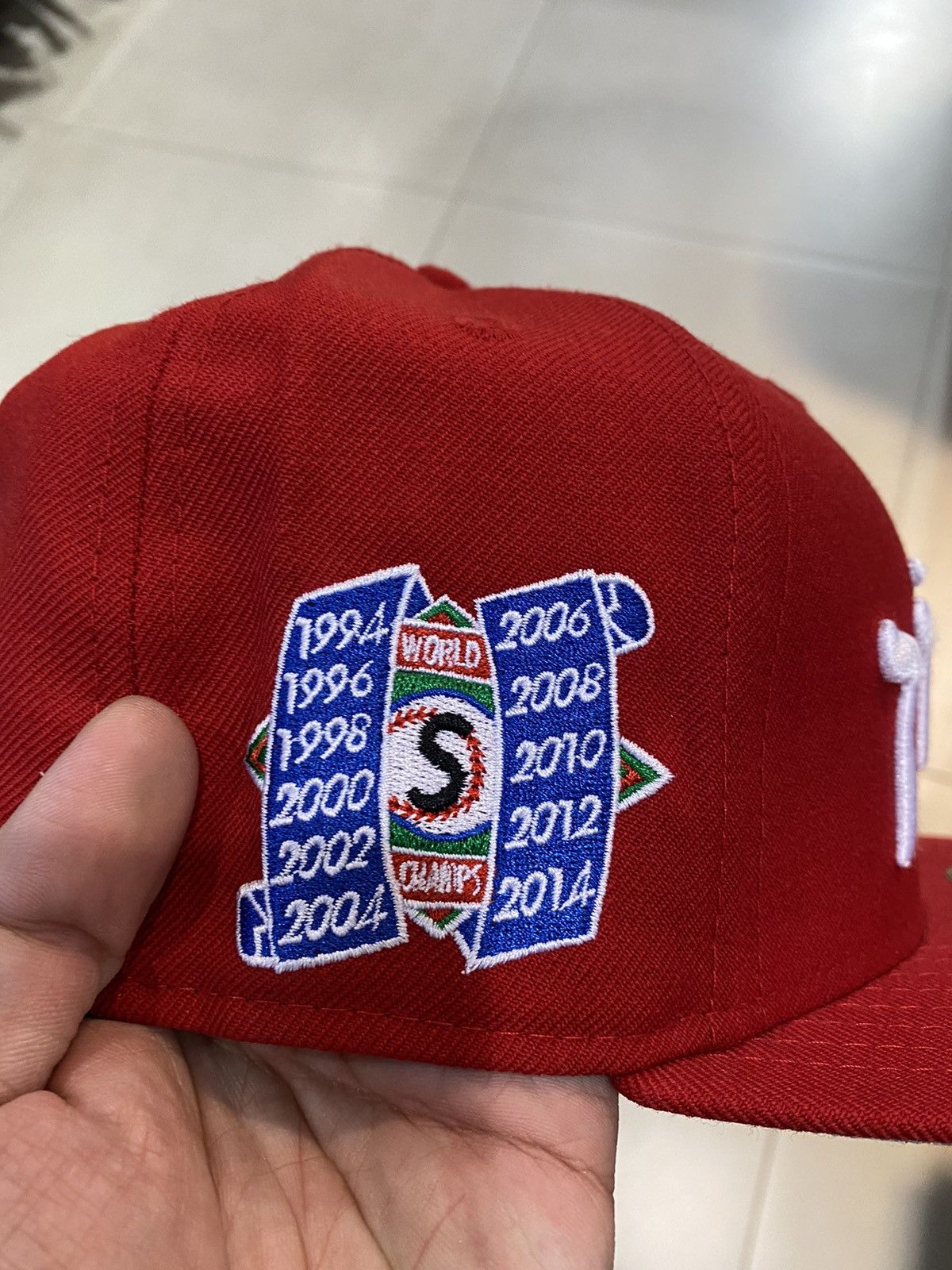 New Era × Supreme Supreme new era Hebrew Logo 7 1/8 1/4 1/2 5/8 fog essential Size ONE SIZE - 2 Thumbnail