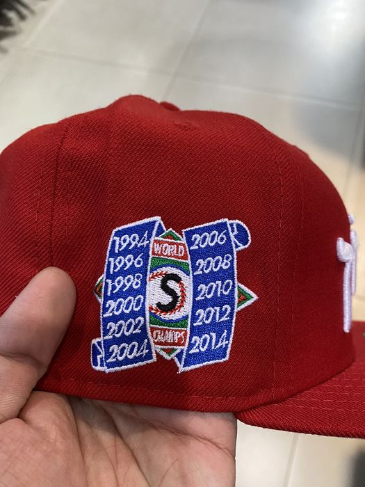 Supreme Supreme new era Hebrew Logo 7 1/8 1/4 1/2 5/8 fog