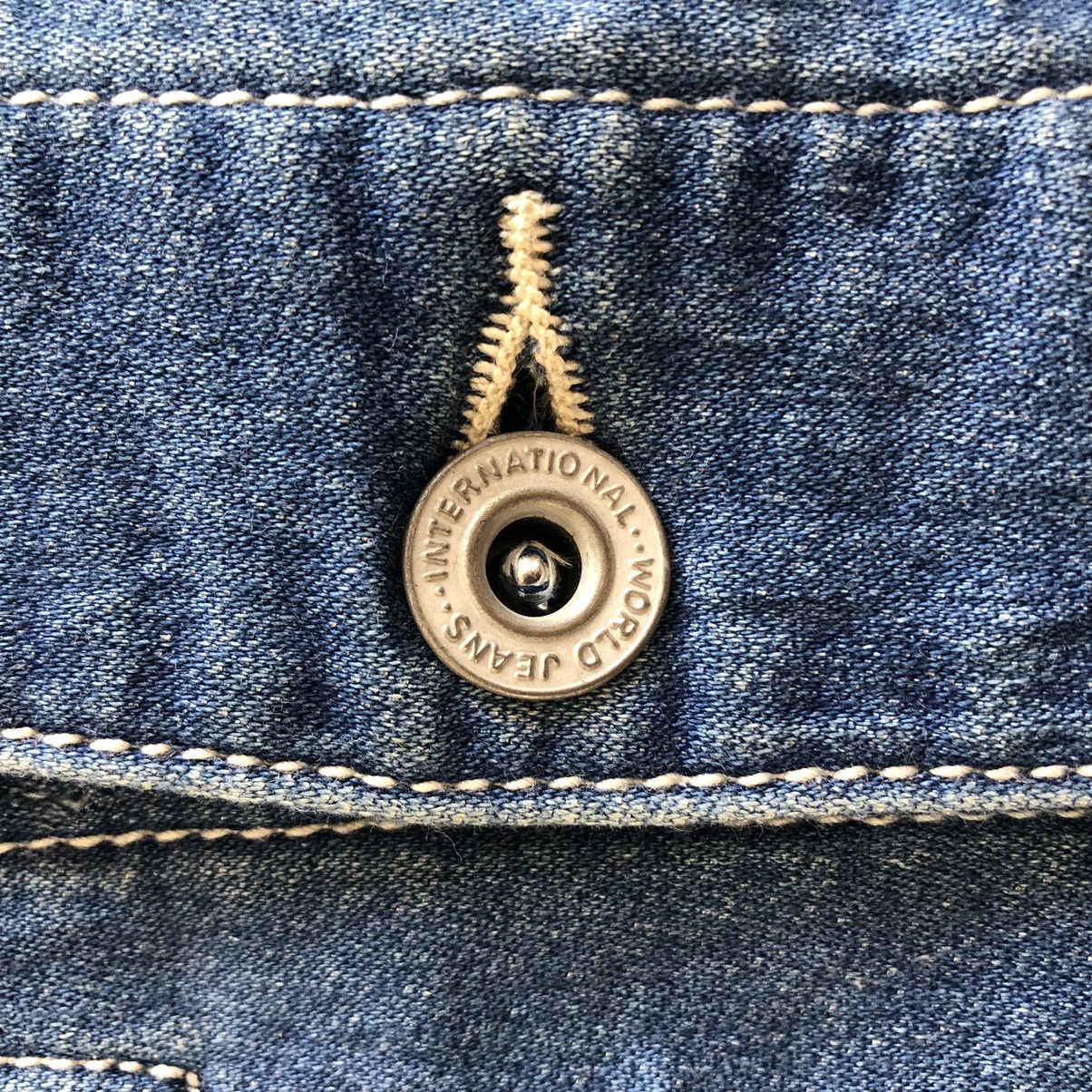 Denim & Co. Women Stretch Denim Jacket Donut Button by UNRELISH Size XXS / US 00 / IT 34 - 8 Thumbnail