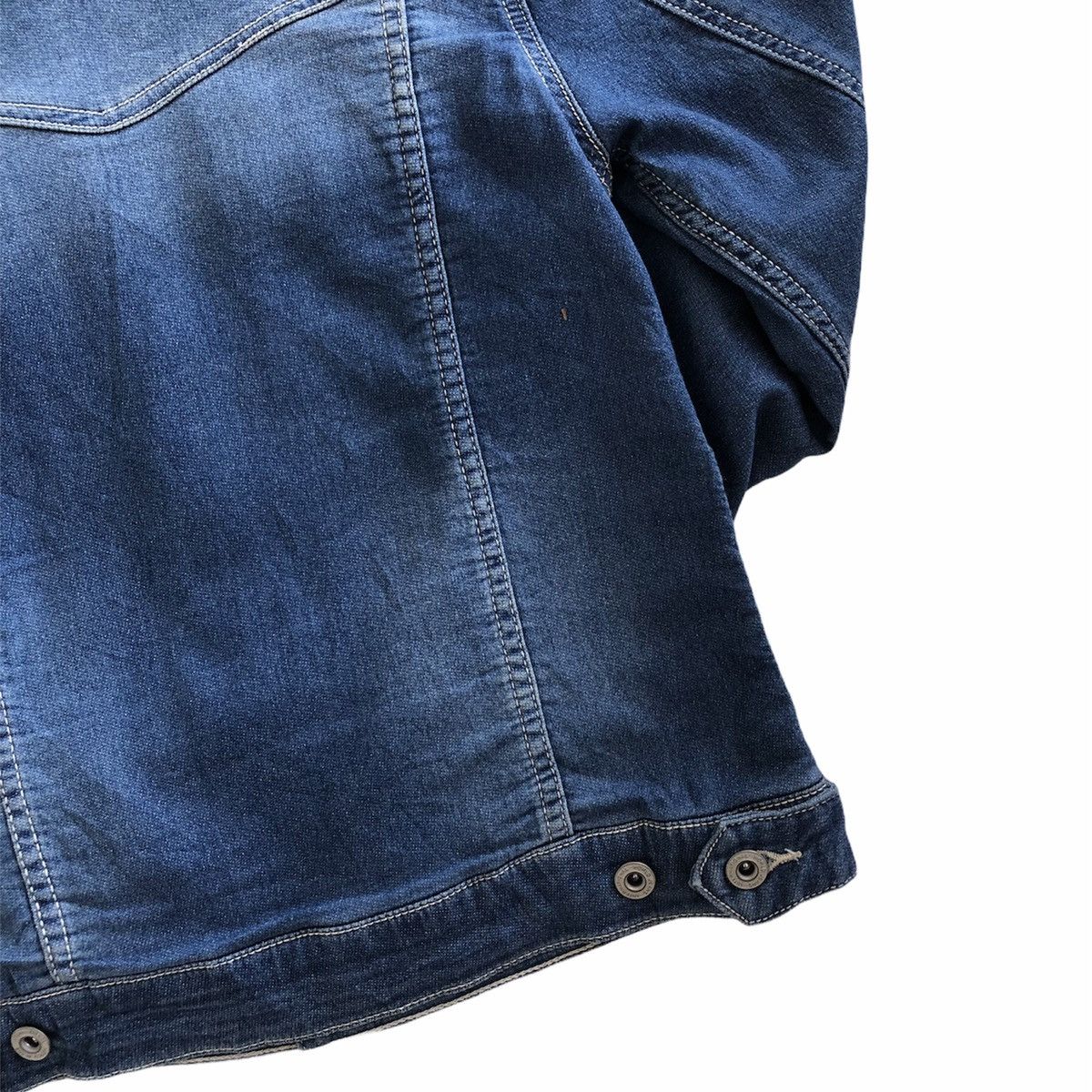 Denim & Co. Women Stretch Denim Jacket Donut Button by UNRELISH Size XXS / US 00 / IT 34 - 7 Thumbnail