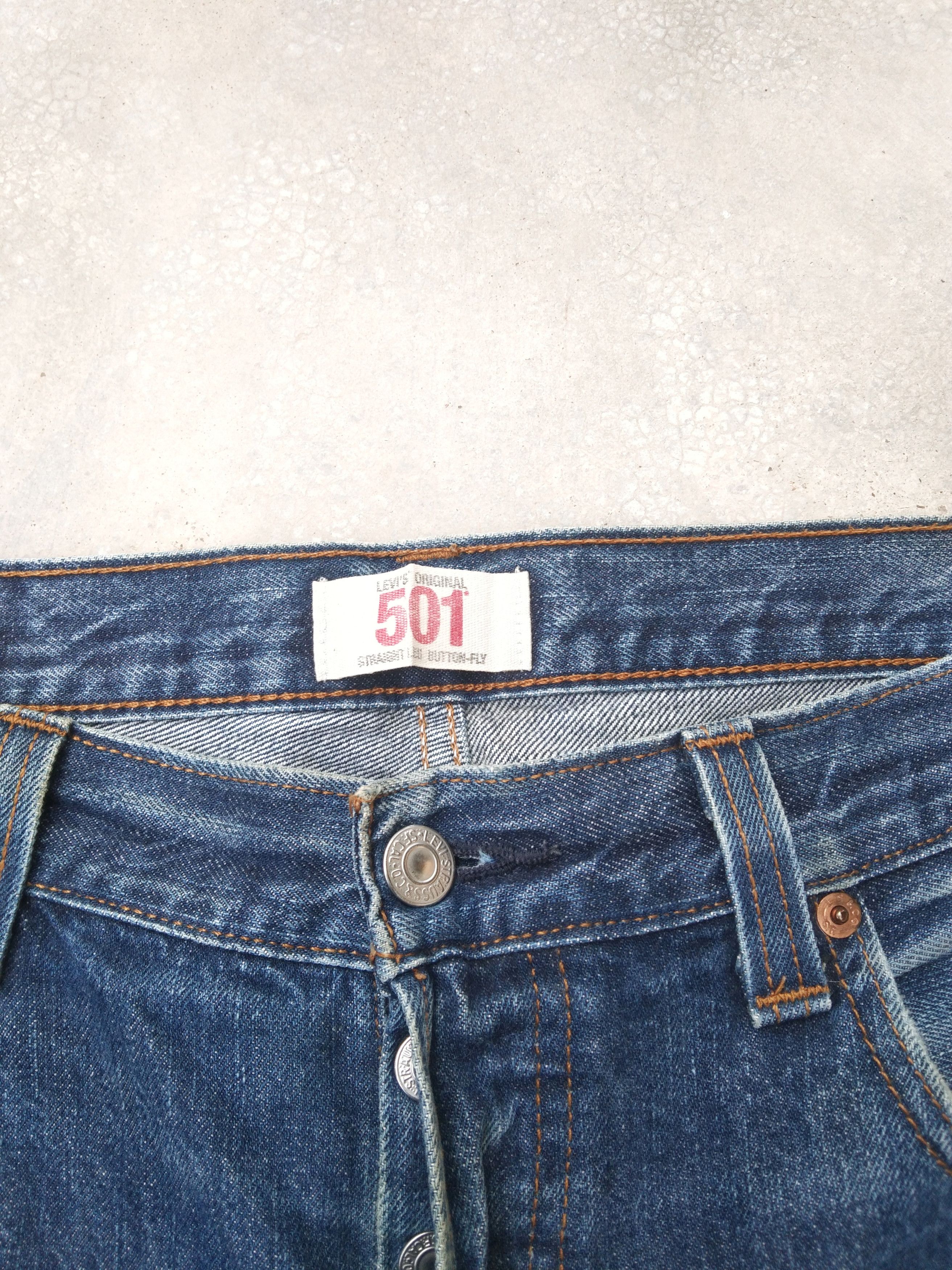 Levi's Vintage Levi's 501 Straight Leg Jeans 36x32 Size US 36 / EU 52 - 5 Thumbnail