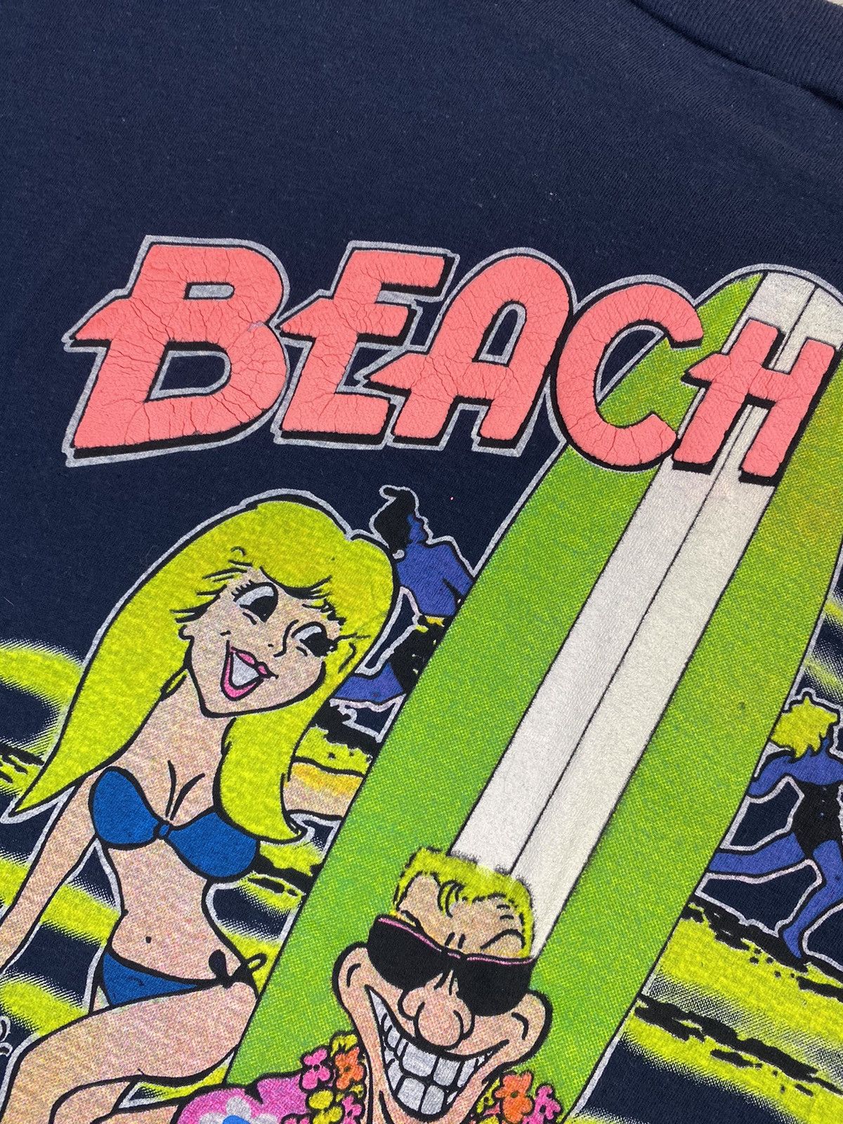 Vintage Vintage Bermuda Triangle 80s Hawaiian Crazy Tee T Shirt Size US XL / EU 56 / 4 - 11 Thumbnail