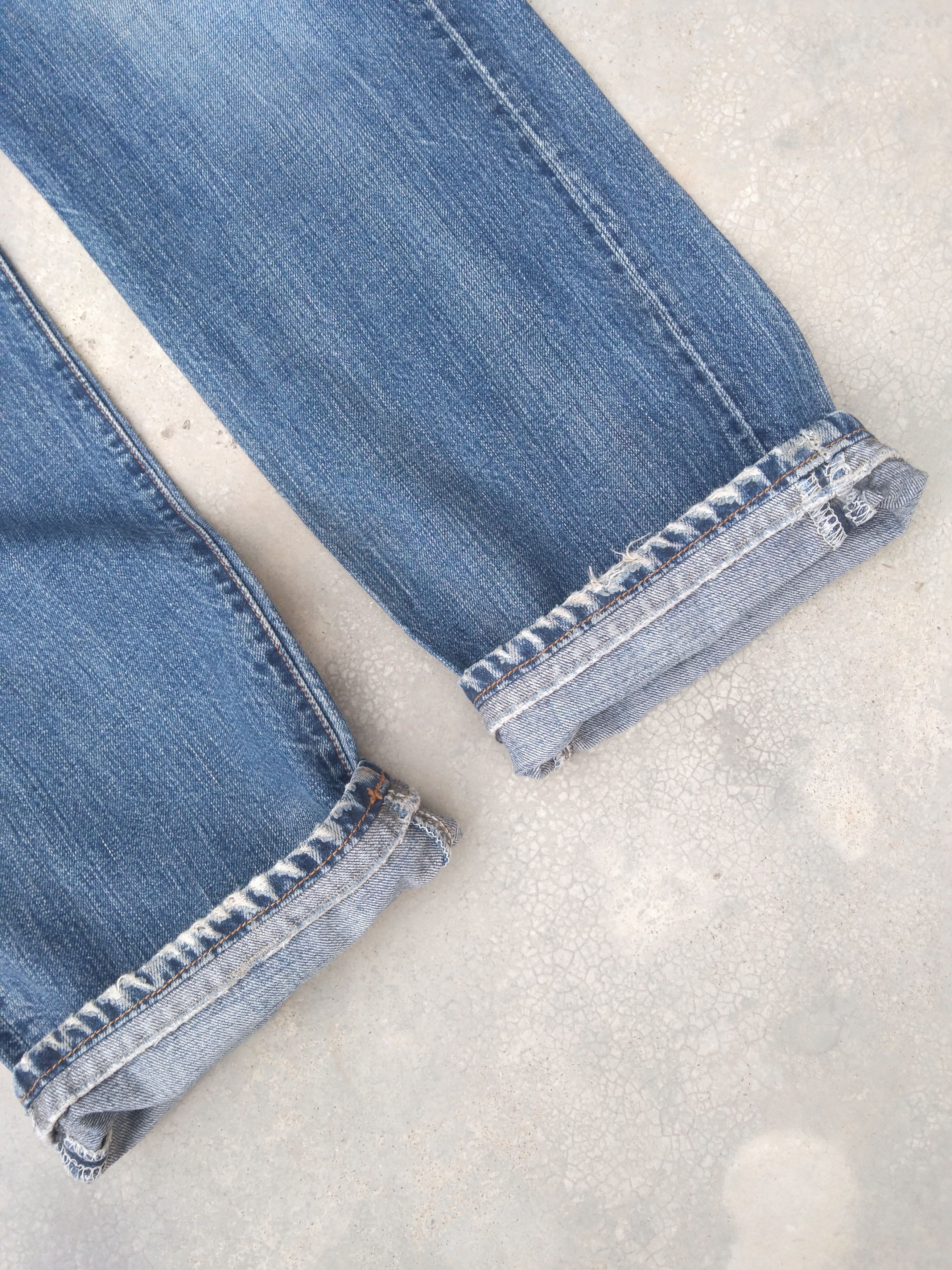 Levi's Vintage Levi's 501 Straight Leg Blue Wash Jeans 34x32 Size US 34 / EU 50 - 4 Thumbnail