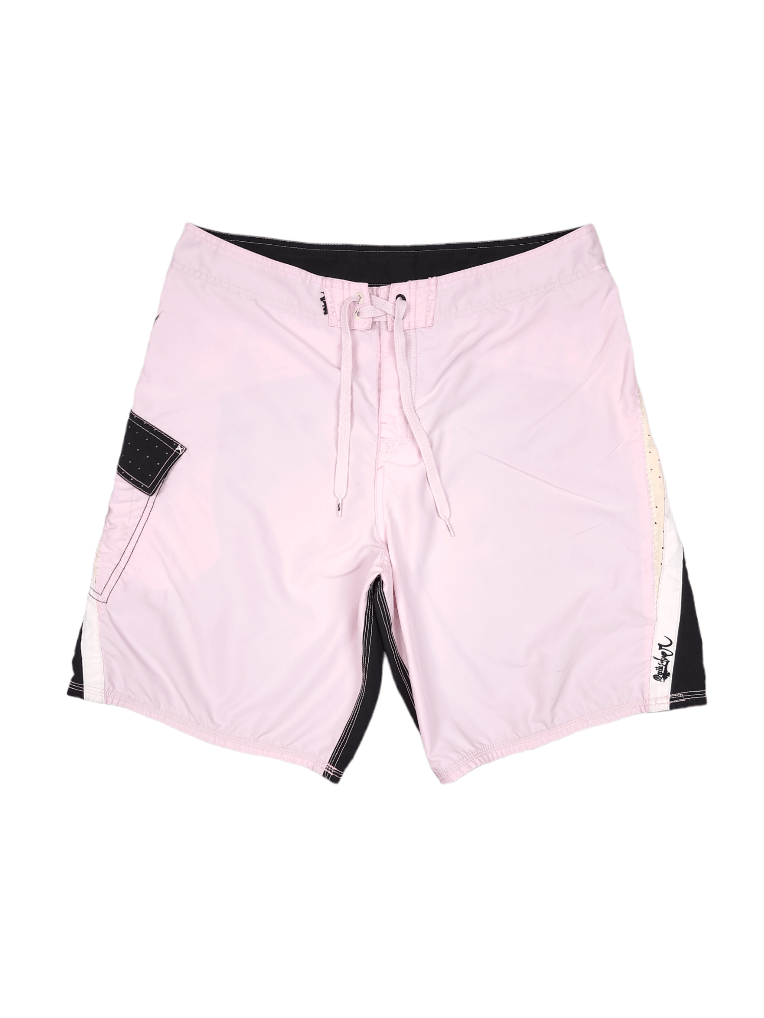 Quicksilver Vintage 90s QUICKSILVER Hawaii Beach Pink Short Pant Size US 34 / EU 50 - 1 Thumbnail